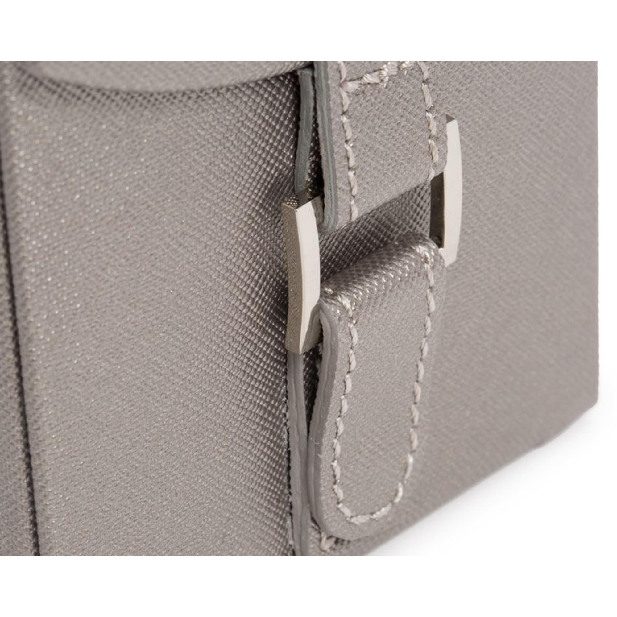 WOLF Heritage Fold-Out Jewelry Box Tan Leather 281234