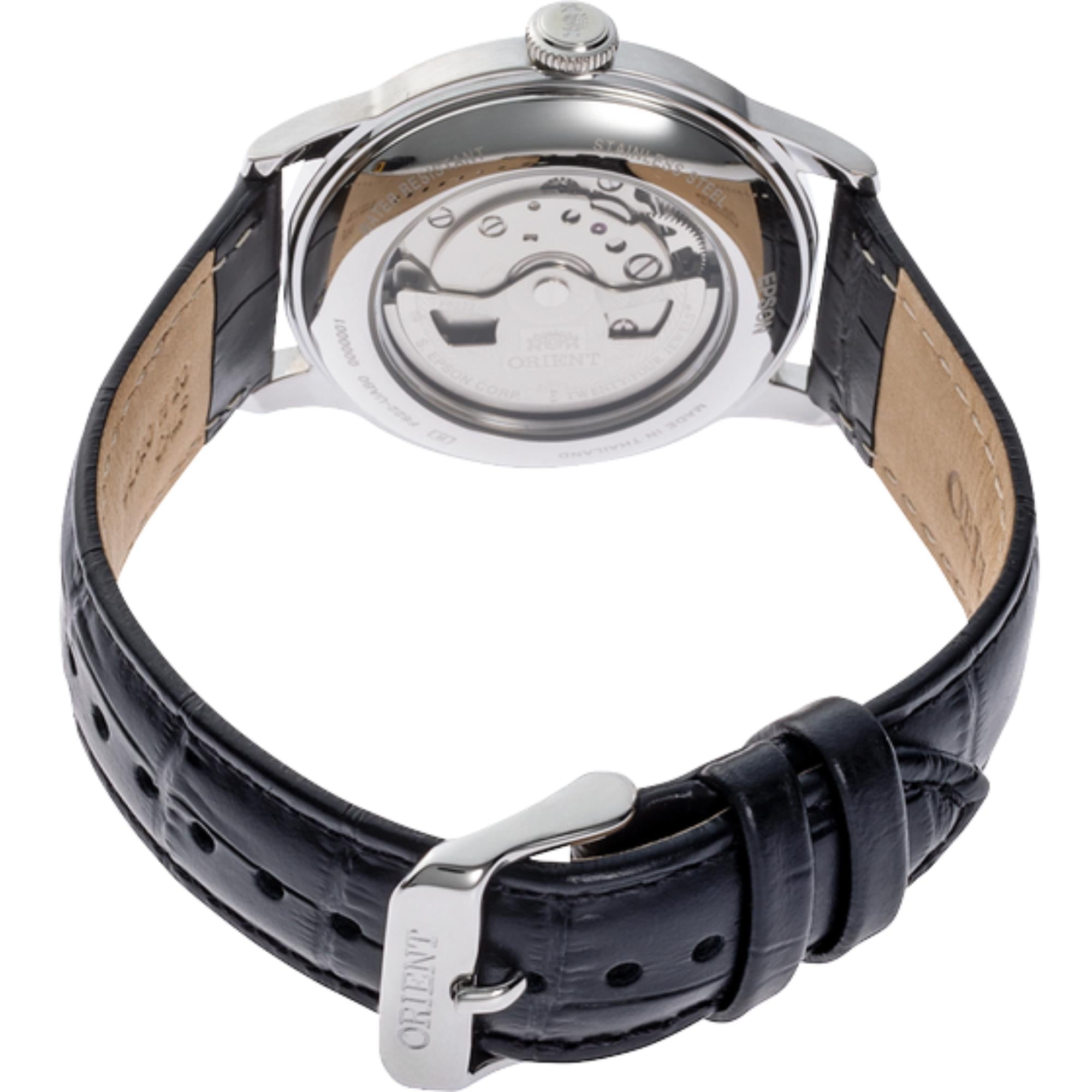 Orient Bambino Classic Blue Dial Leather Strap Men's Watch RA-AP0103L30B