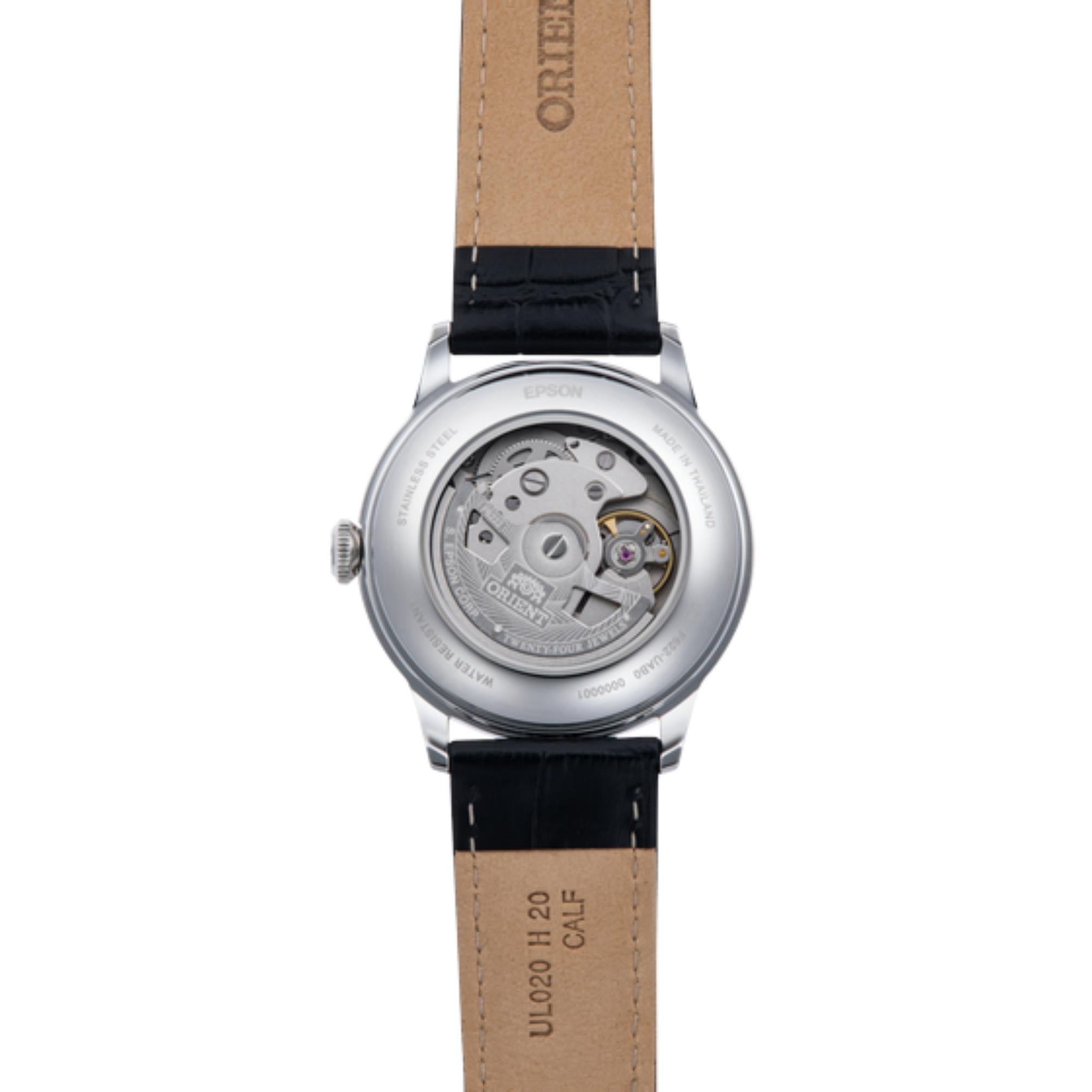 Orient Bambino Classic Blue Dial Leather Strap Men's Watch RA-AP0103L30B