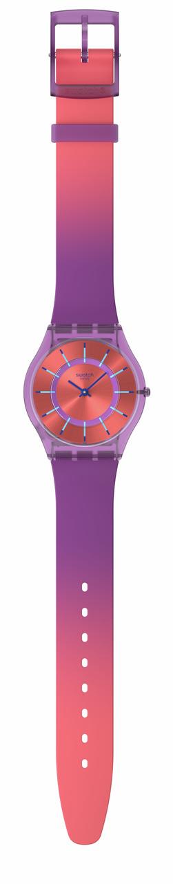 Swatch Sweet Strawberry Dream Red Dial Silicone Strap Unisex Watch SS08V108