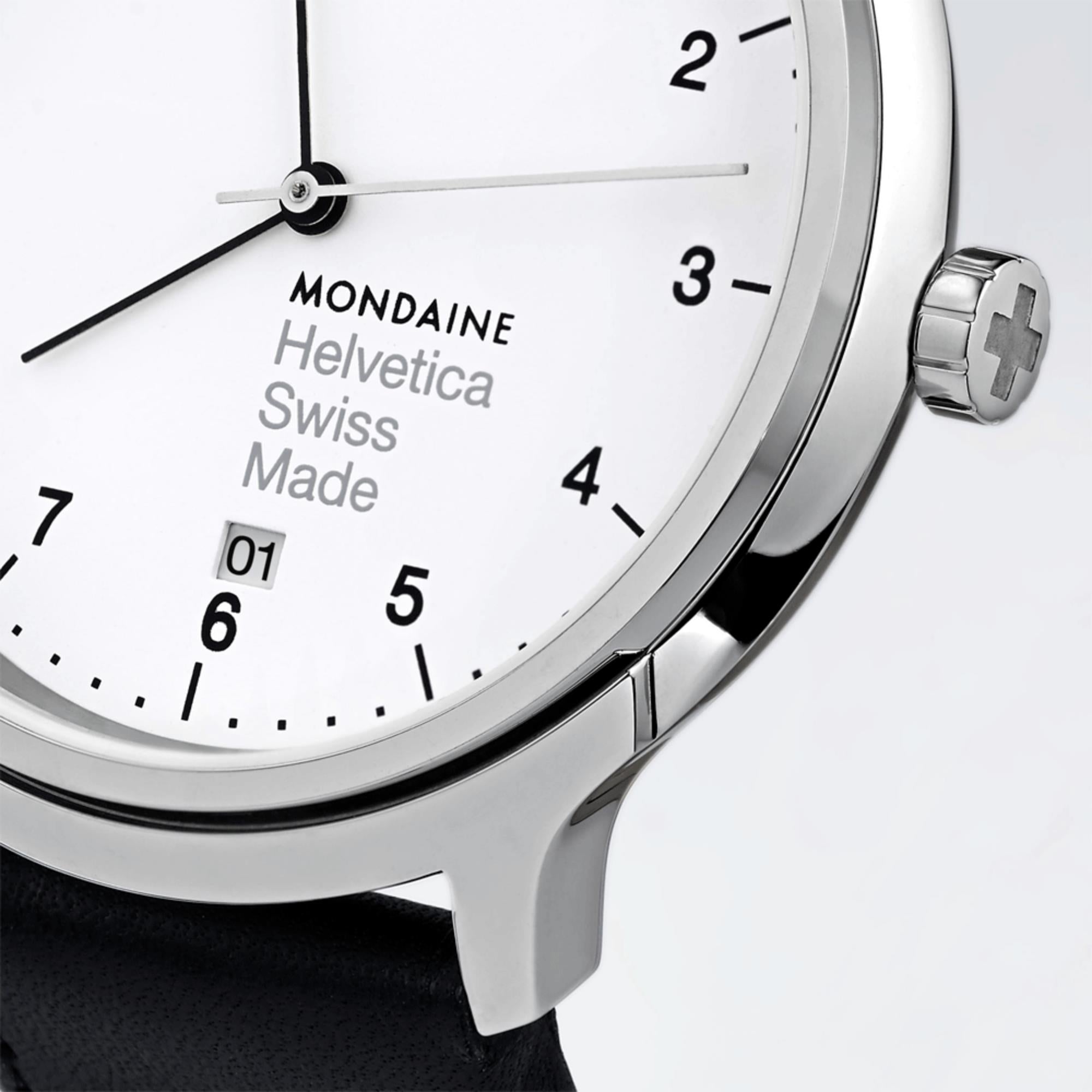 Mondaine Helvetica No1 Regular White Dial Men's Watch MH1.R2210.LB