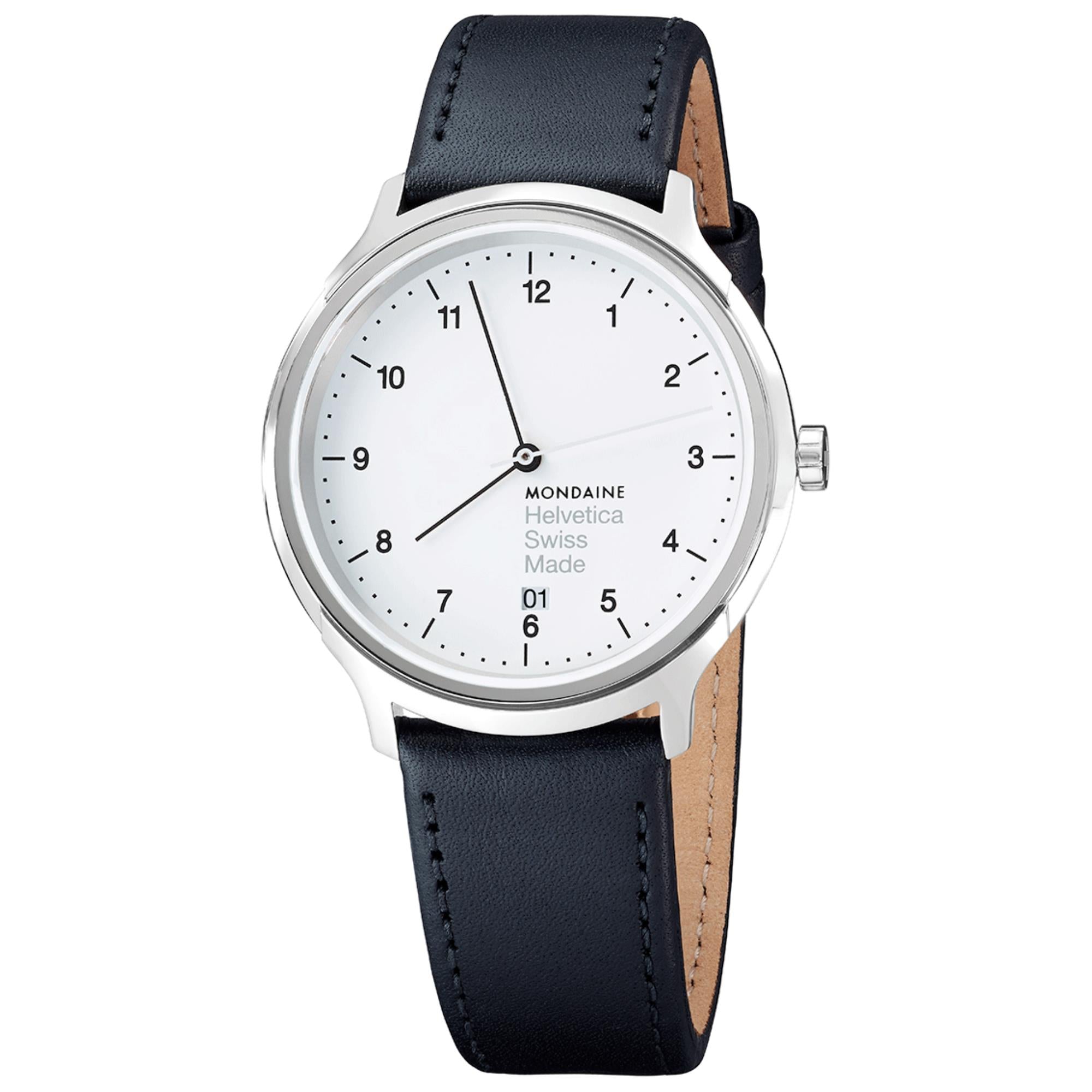 Mondaine Helvetica No1 Regular White Dial Men's Watch MH1.R2210.LB