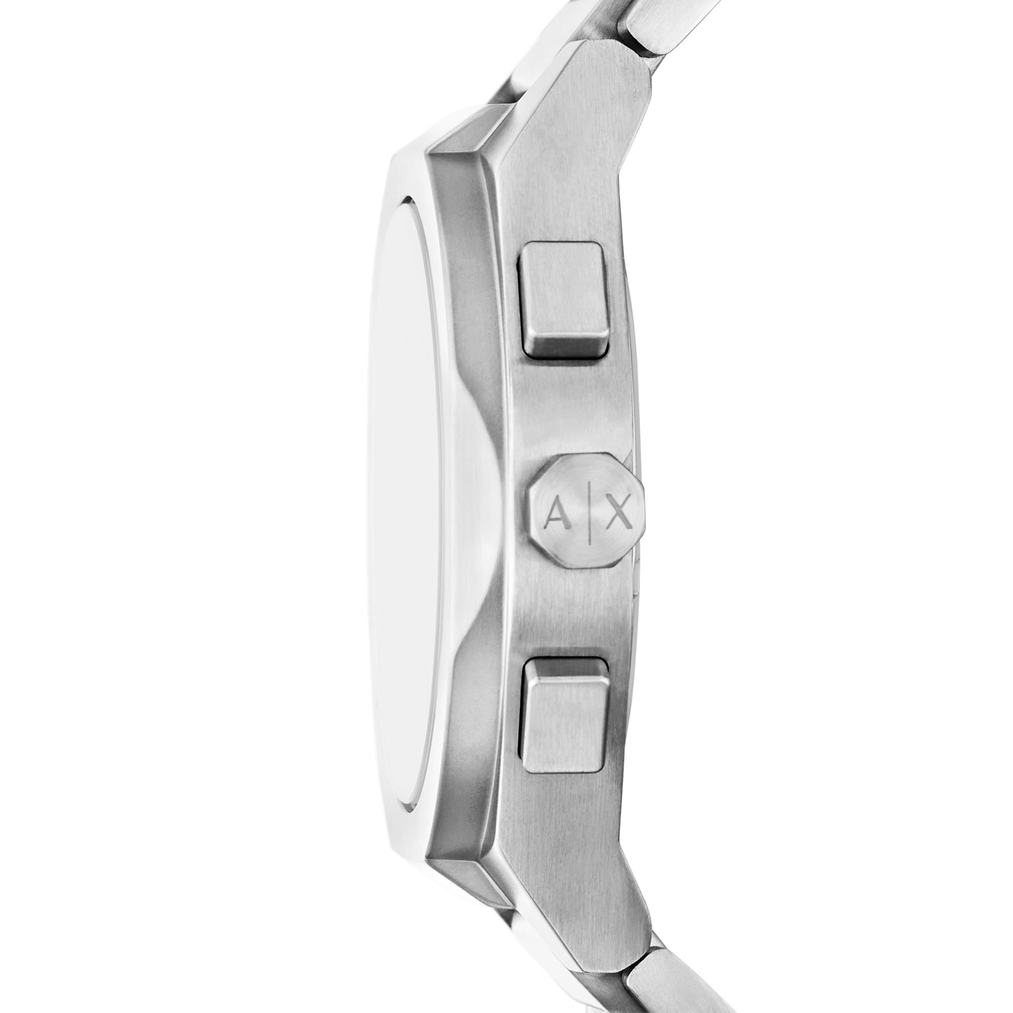 Armani Exchange Rafael Chronograph Black Dial Stainless Steel Men's Watch AX4186