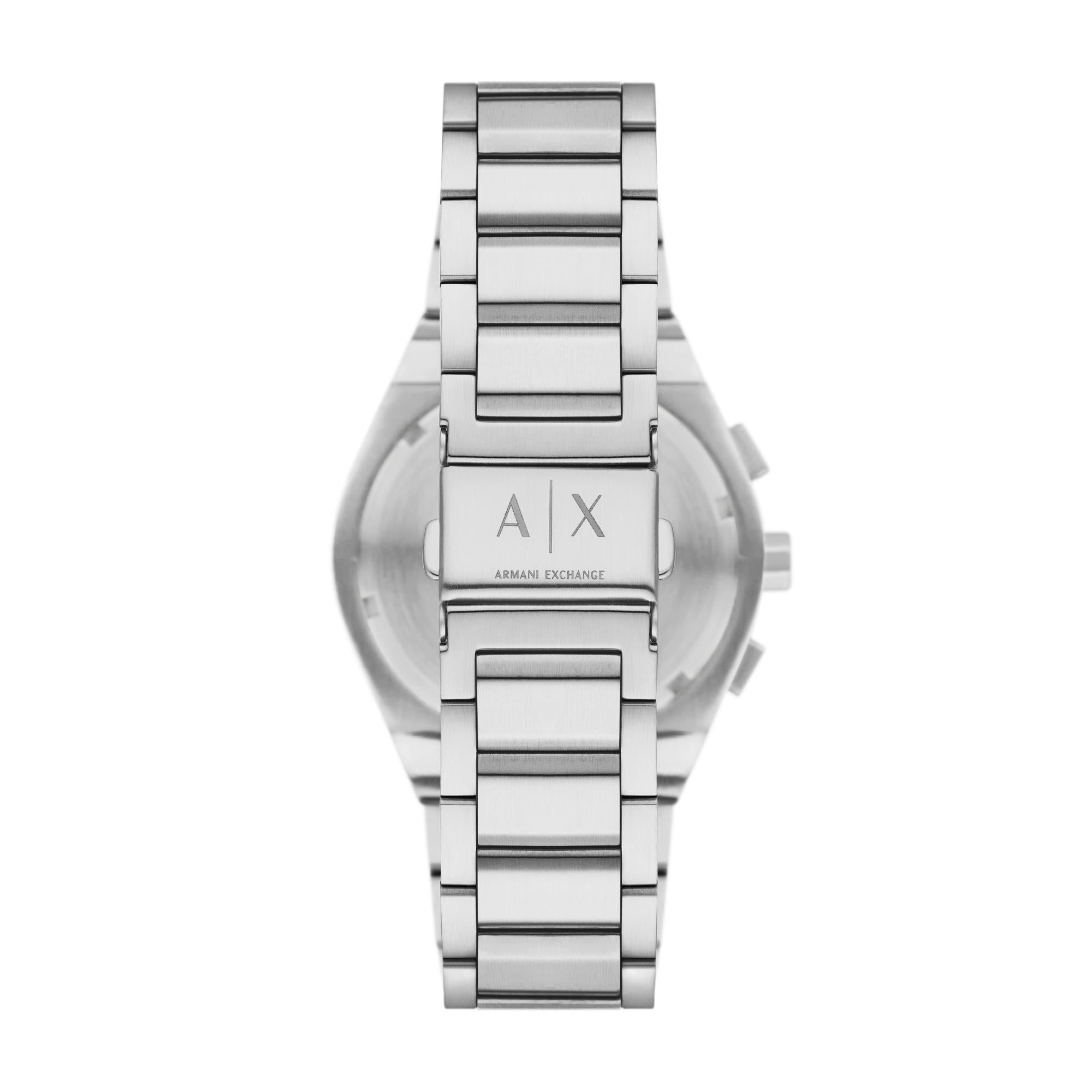 Armani Exchange Rafael Chronograph Black Dial Stainless Steel Men's Watch AX4186
