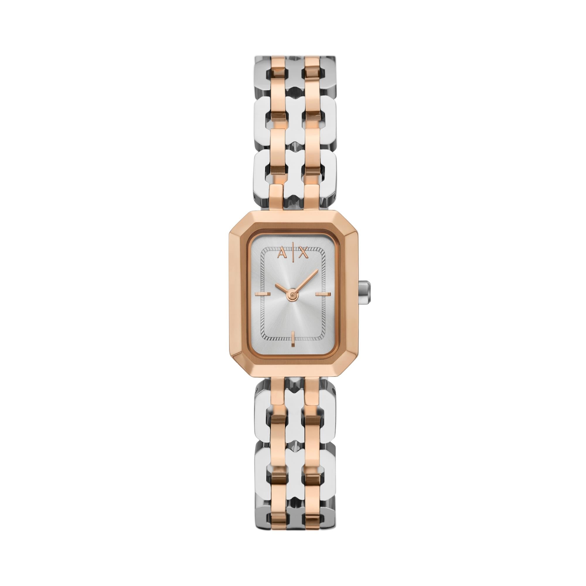 Armani Exchange Faye Silver Dial Stainless Steel Strap Ladies Watch AX5810