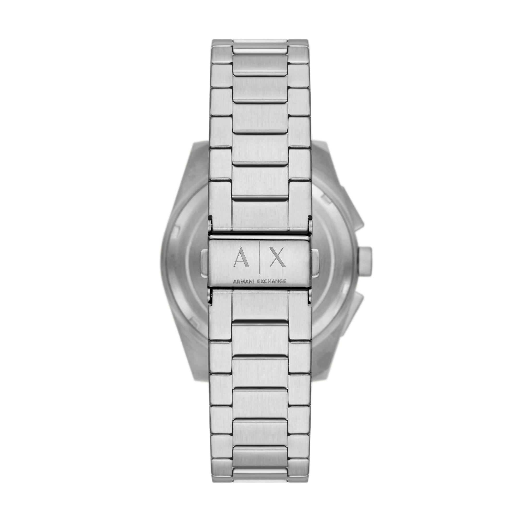 Armani Exchange Parker Chronograph Quartz Green Dial Stainless Steel Men's Watch AX2862