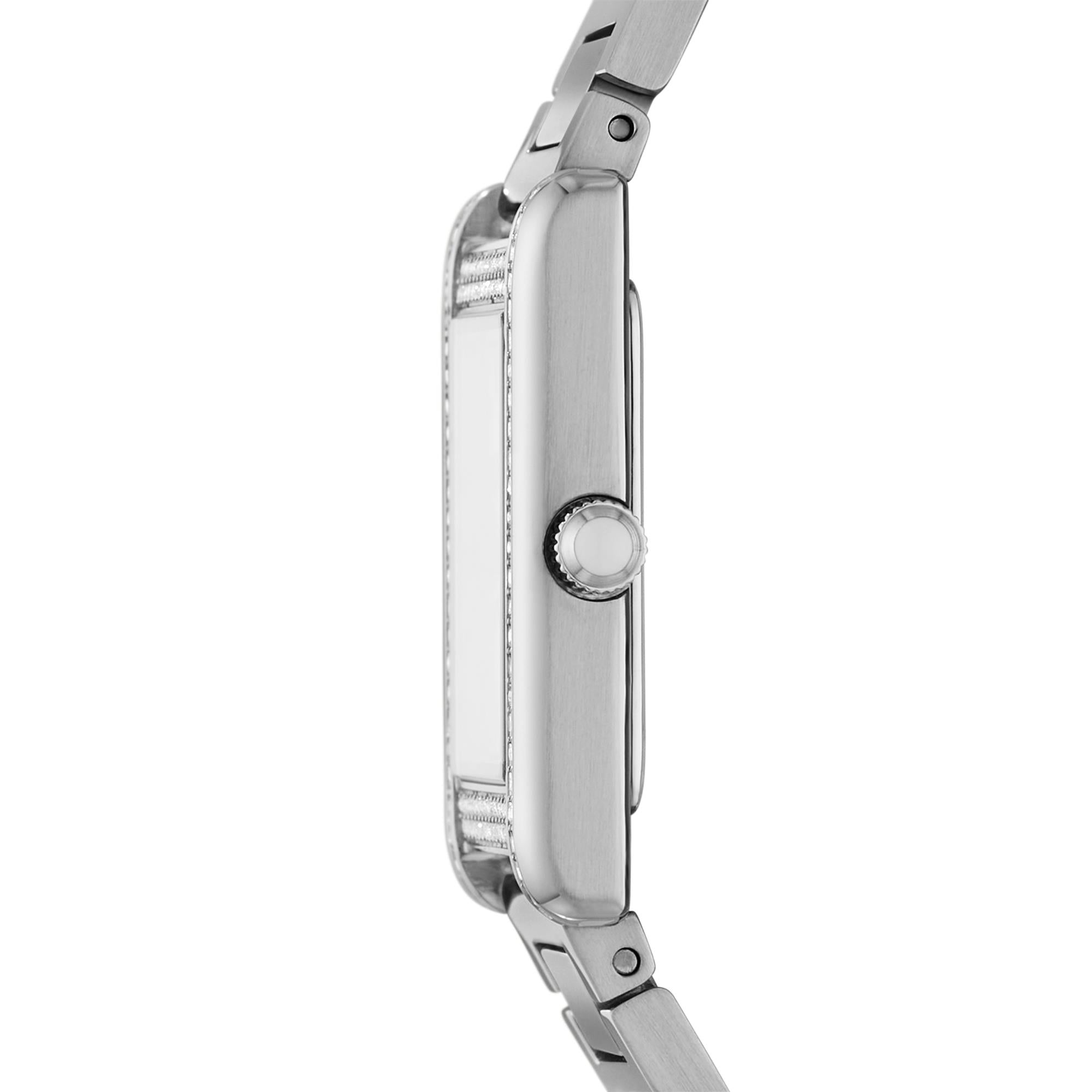 Emporio Armani Two-Hand Mother Of Pearl Dial Stainless Steel Ladies Watch AR11625