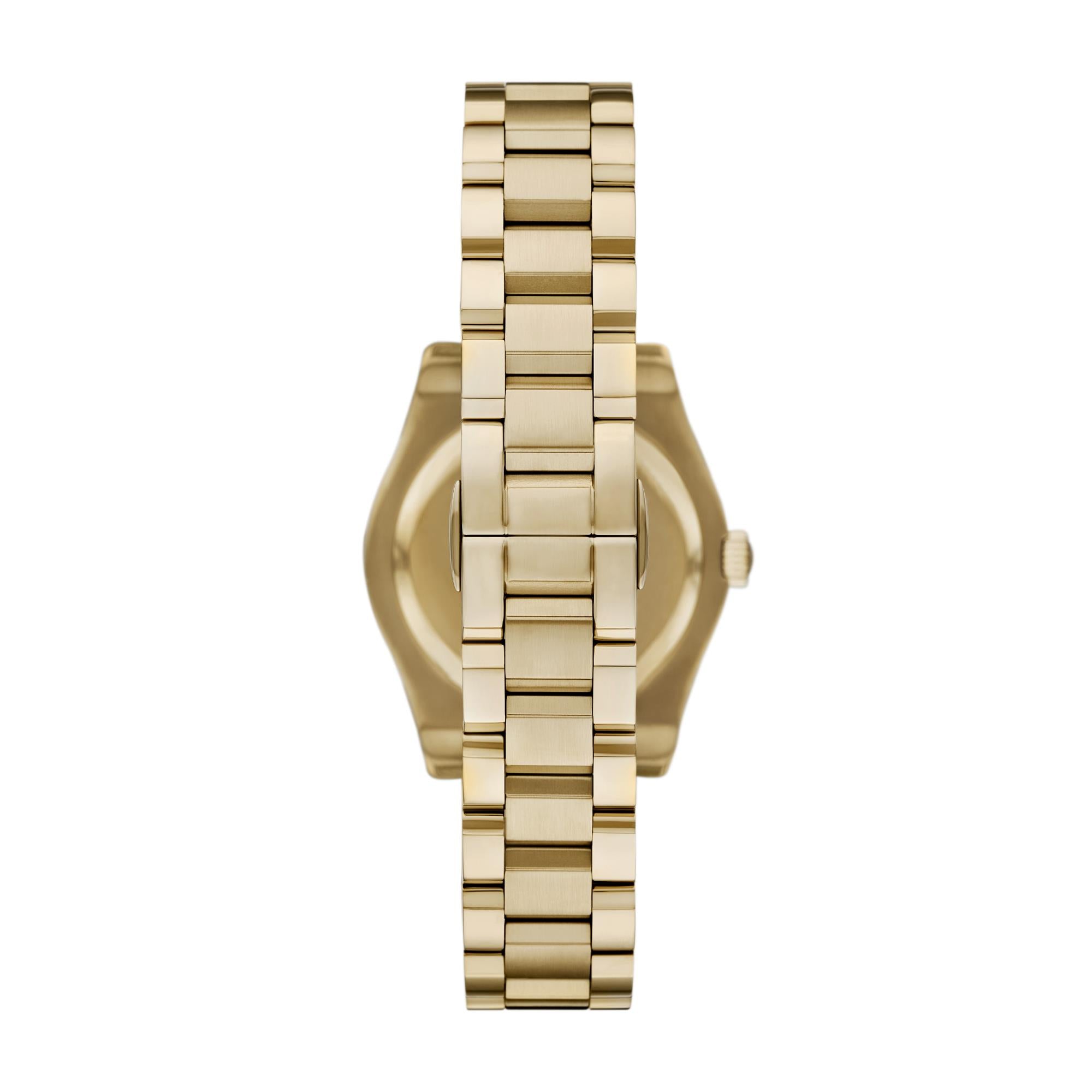 Emporio Armani Mother Of Pearl Dial Gold-Tone Stainless Steel Ladies Watch AR11657