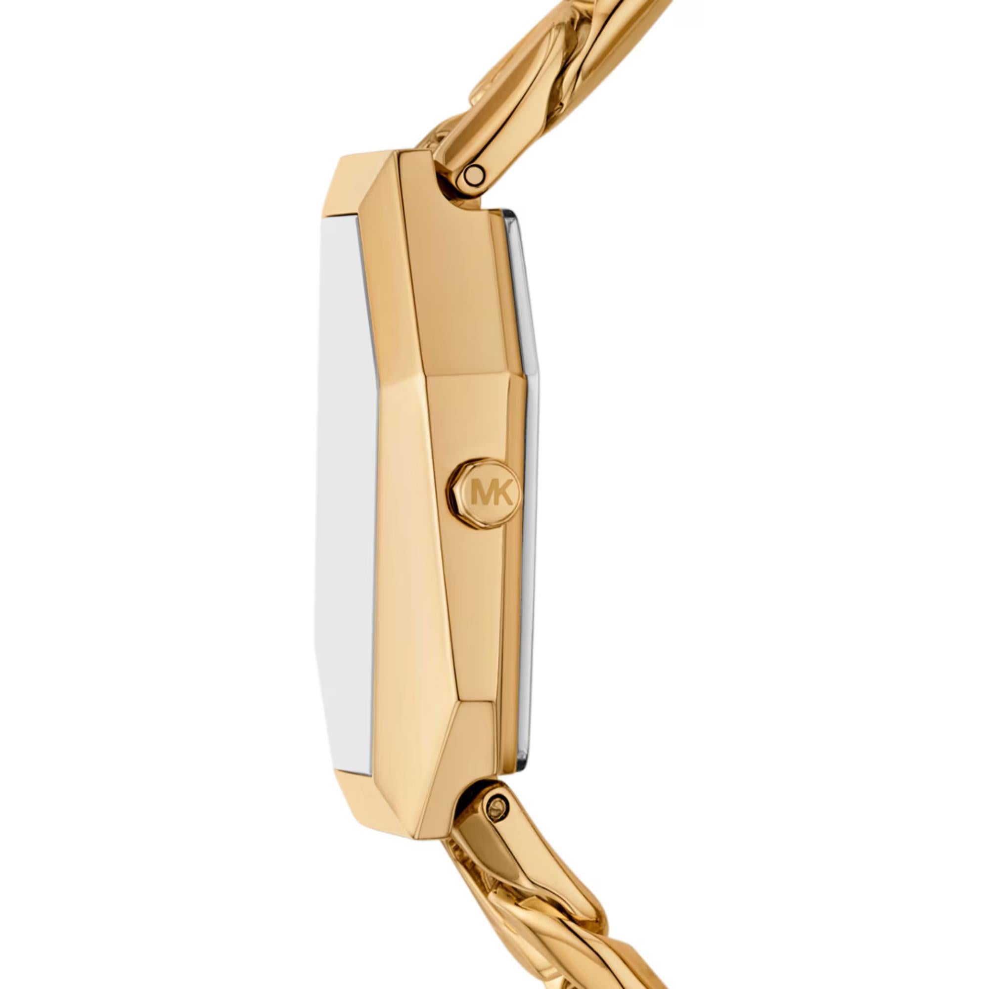 Michael Kors Suri Gold Dial Gold-Tone Stainless Steel Strap Ladies Watch MK4878