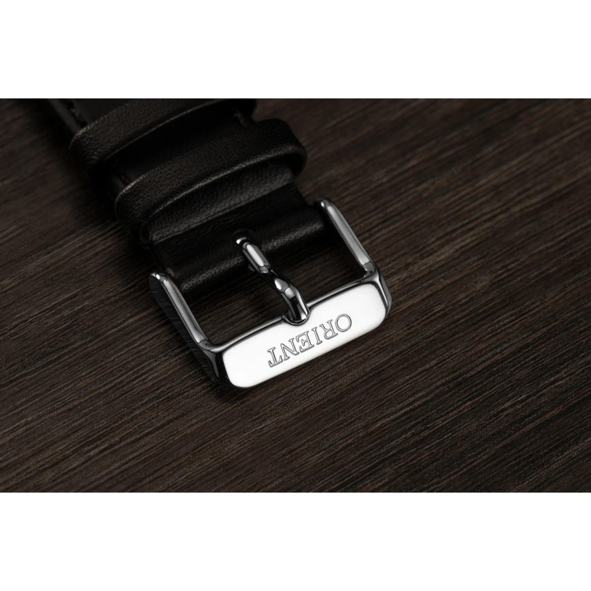 Orient Bambino 2nd Generation Version 3 Blue Dial Leather Strap Men's Watch TAC0000DD0