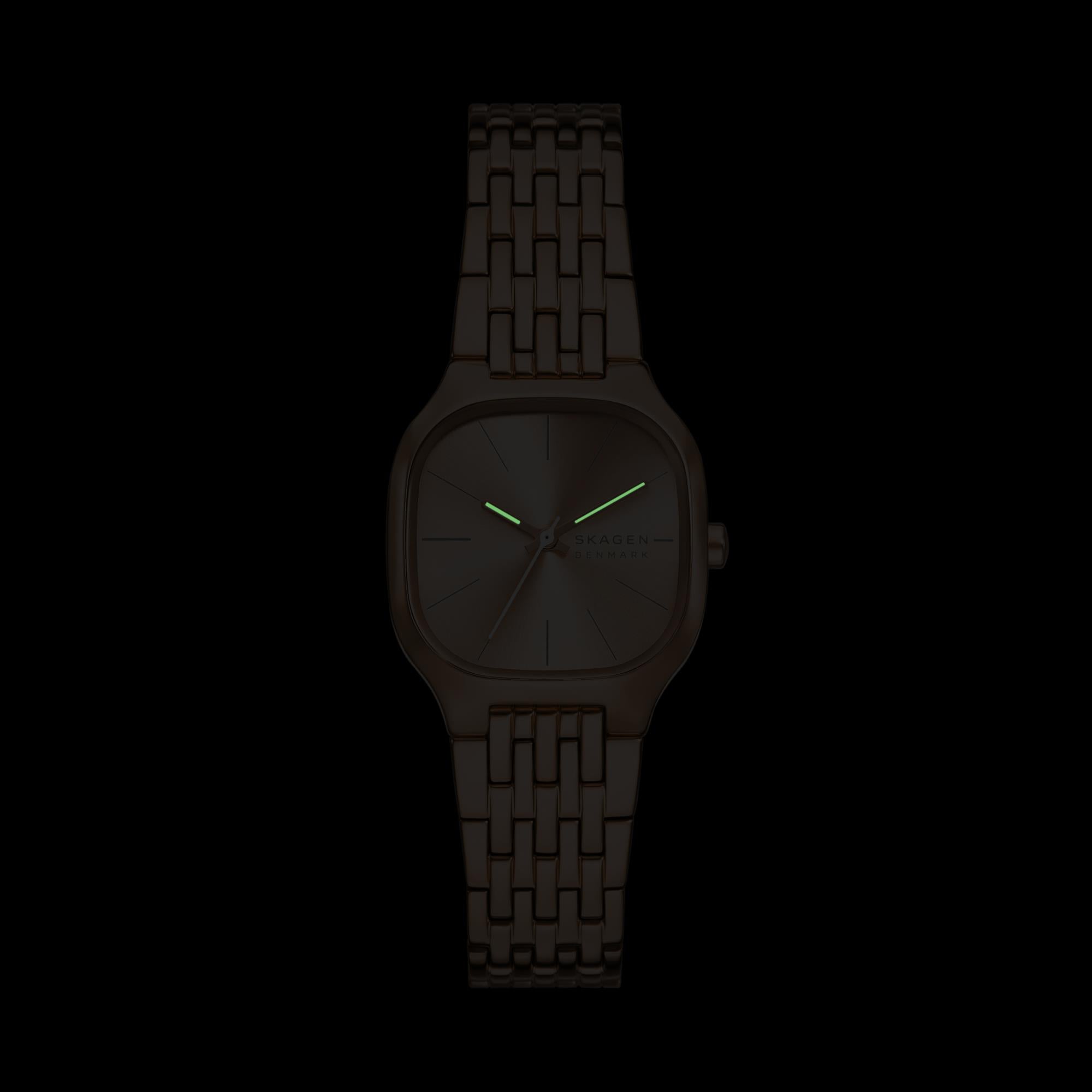 Skagen Lille Rose Gold Dial Stainless Steel Ladies Watch SKW3166