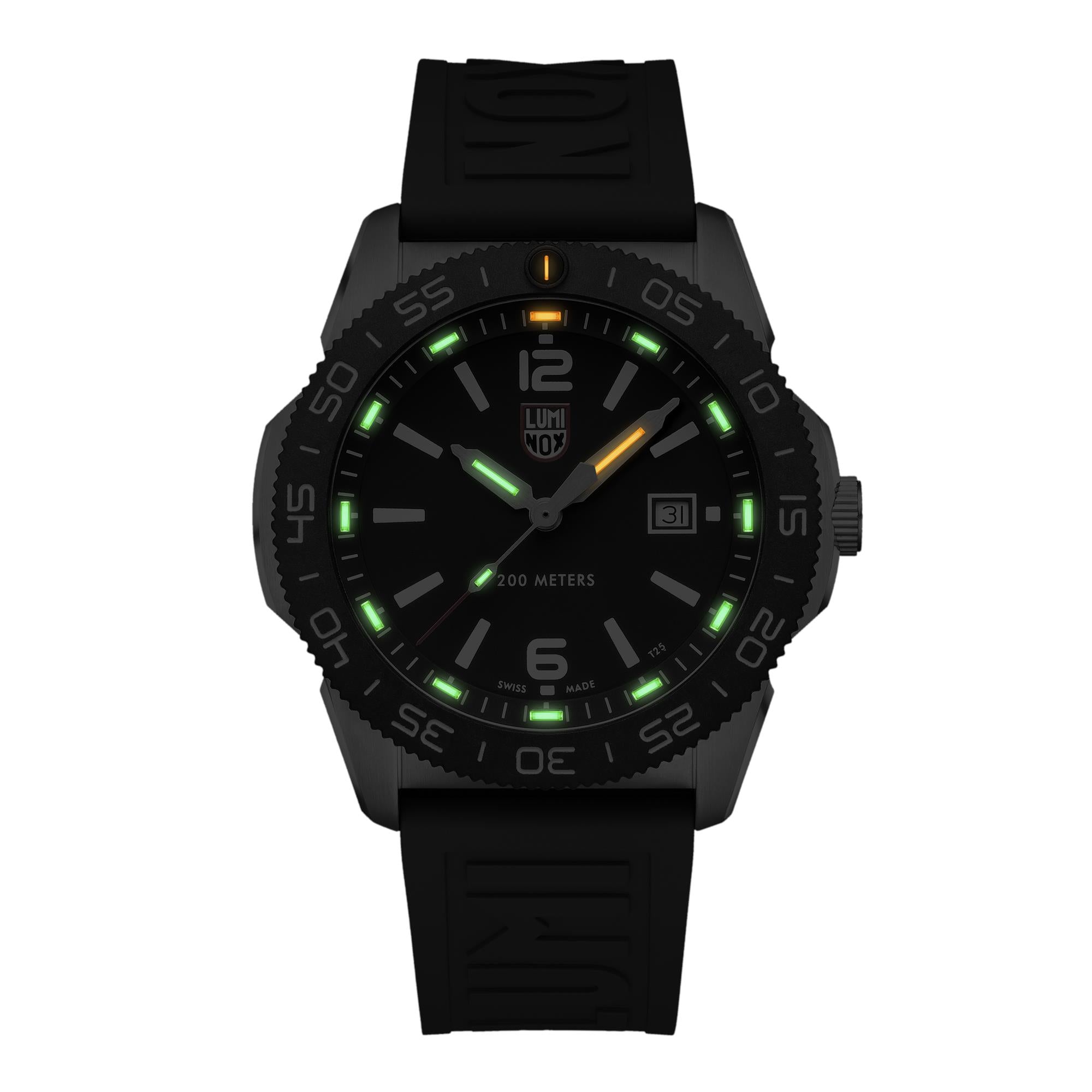 Luminox Pacific Diver 3120 Black Dial Rubber Strap Men's Watch XS.3121.1