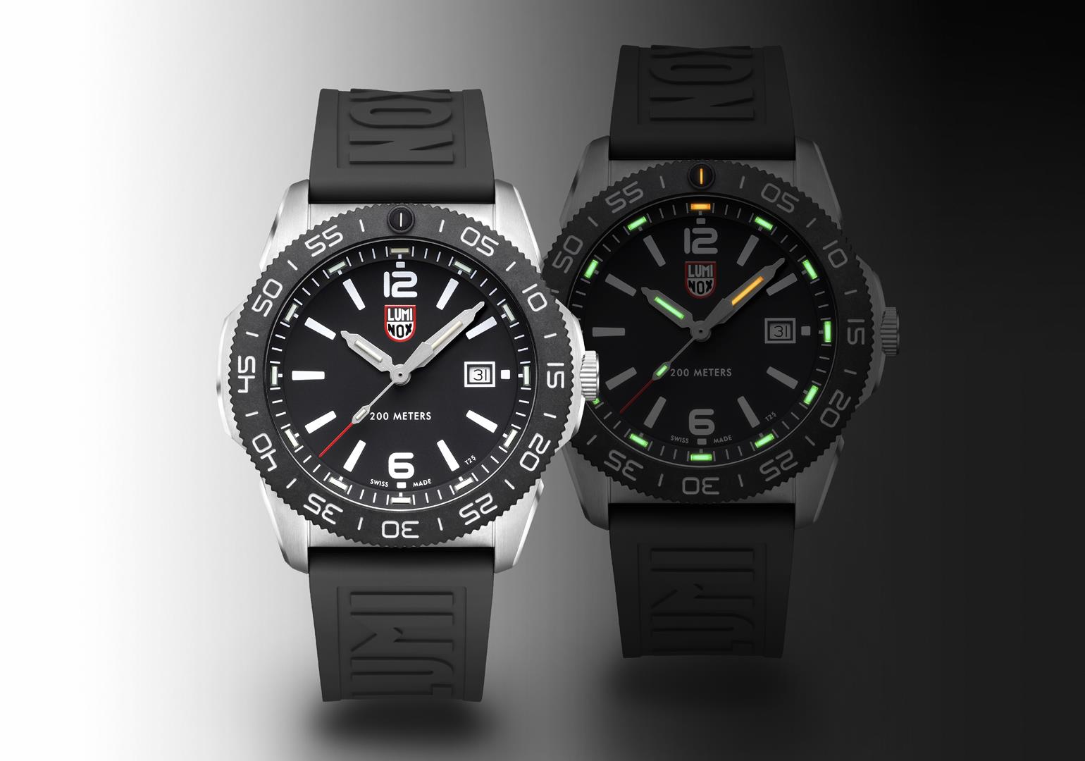 Luminox Pacific Diver 3120 Black Dial Rubber Strap Men's Watch XS.3121.1
