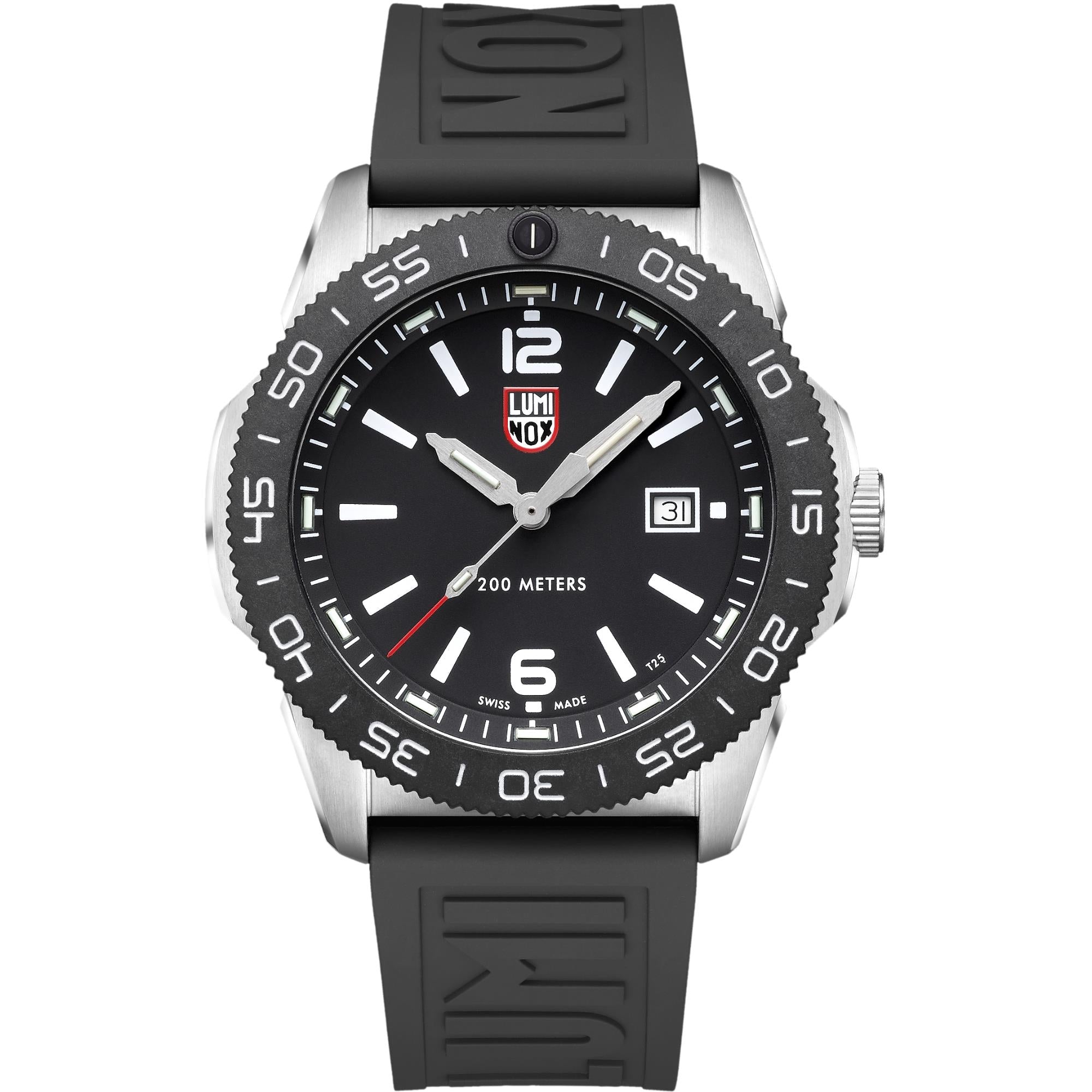 Luminox Pacific Diver 3120 Black Dial Rubber Strap Men's Watch XS.3121.1