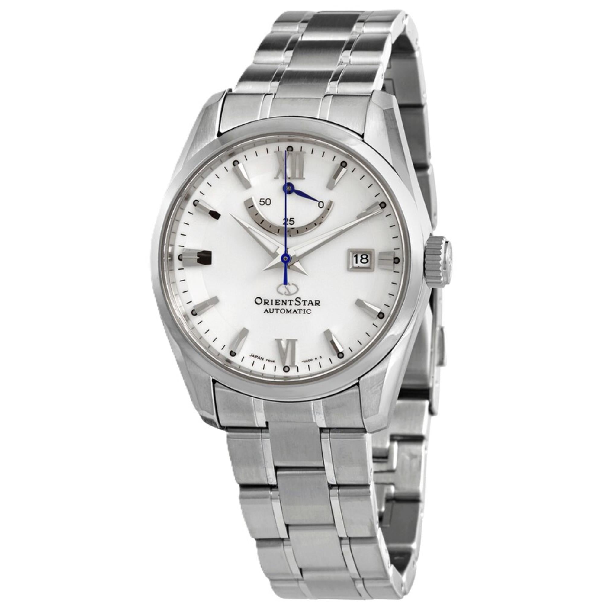 Orient Star Contemporary Automatic White Dial Stainless Steel Strap Men's Watch RE-AU0006S00B