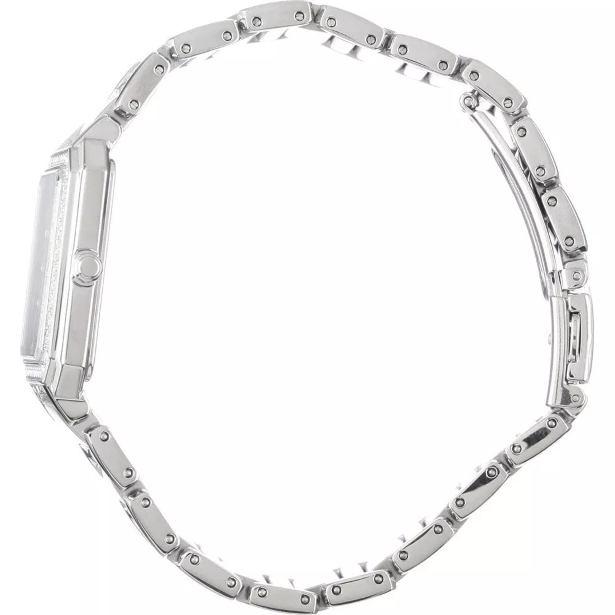 Seiko Conceptual Solar White Mother of Pearl Dial Stainless Steel Strap Women's Watch SUP465P1