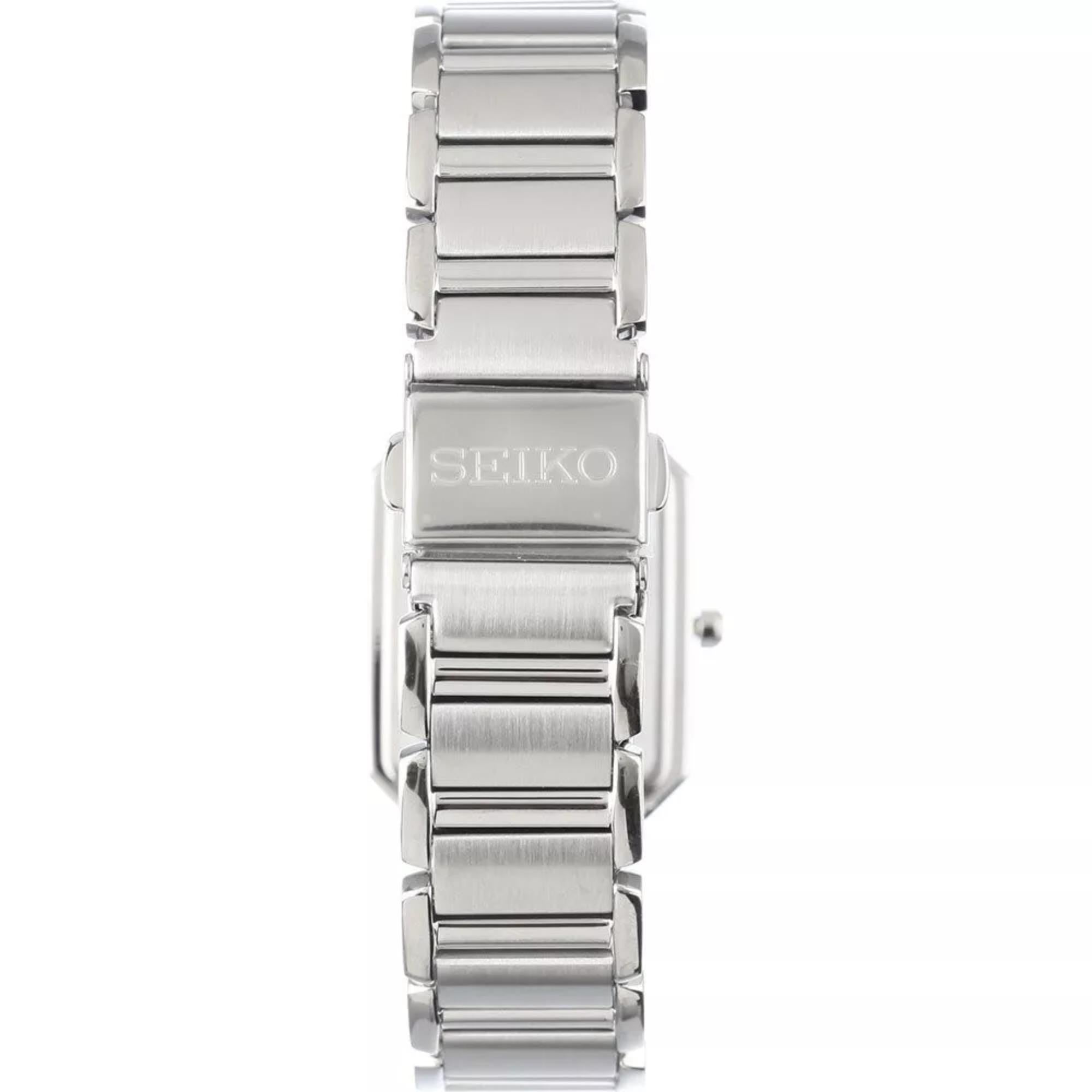 Seiko Conceptual Solar White Mother of Pearl Dial Stainless Steel Strap Women's Watch SUP465P1