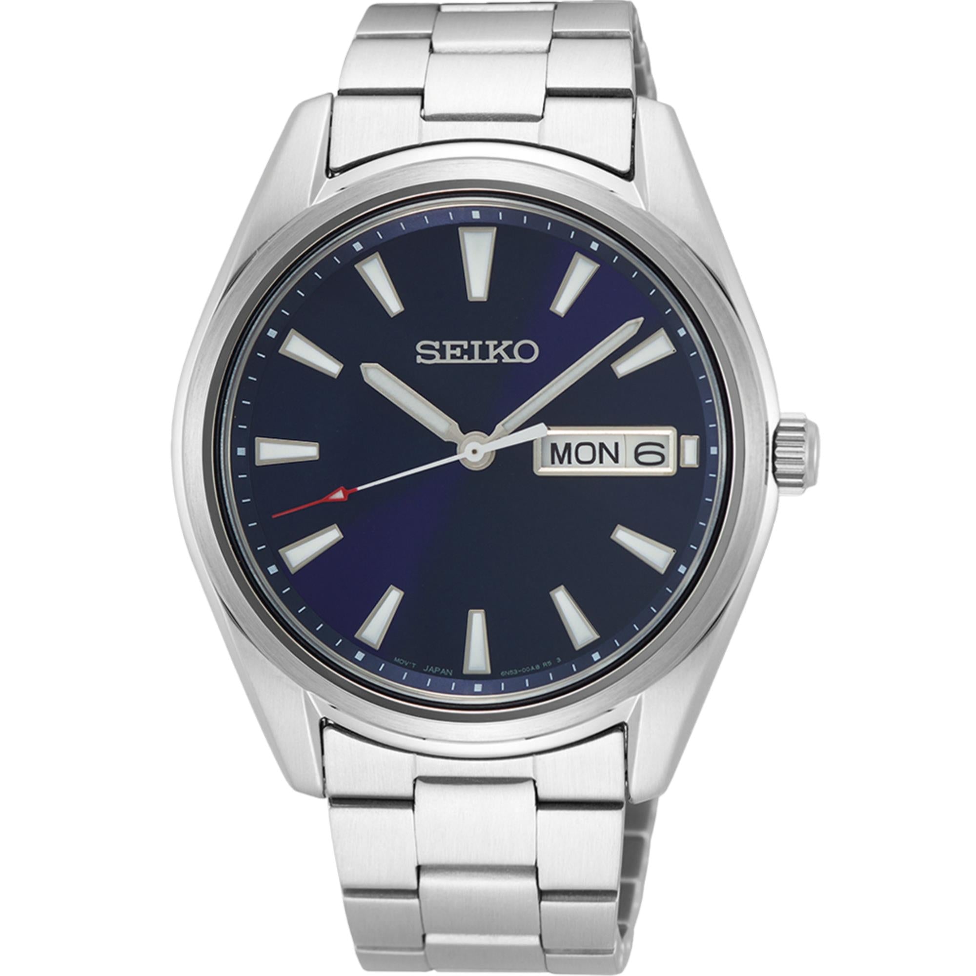 Seiko Conceptual Quartz Blue Dial Stainless Steel Strap Men's Watch SUR341P1
