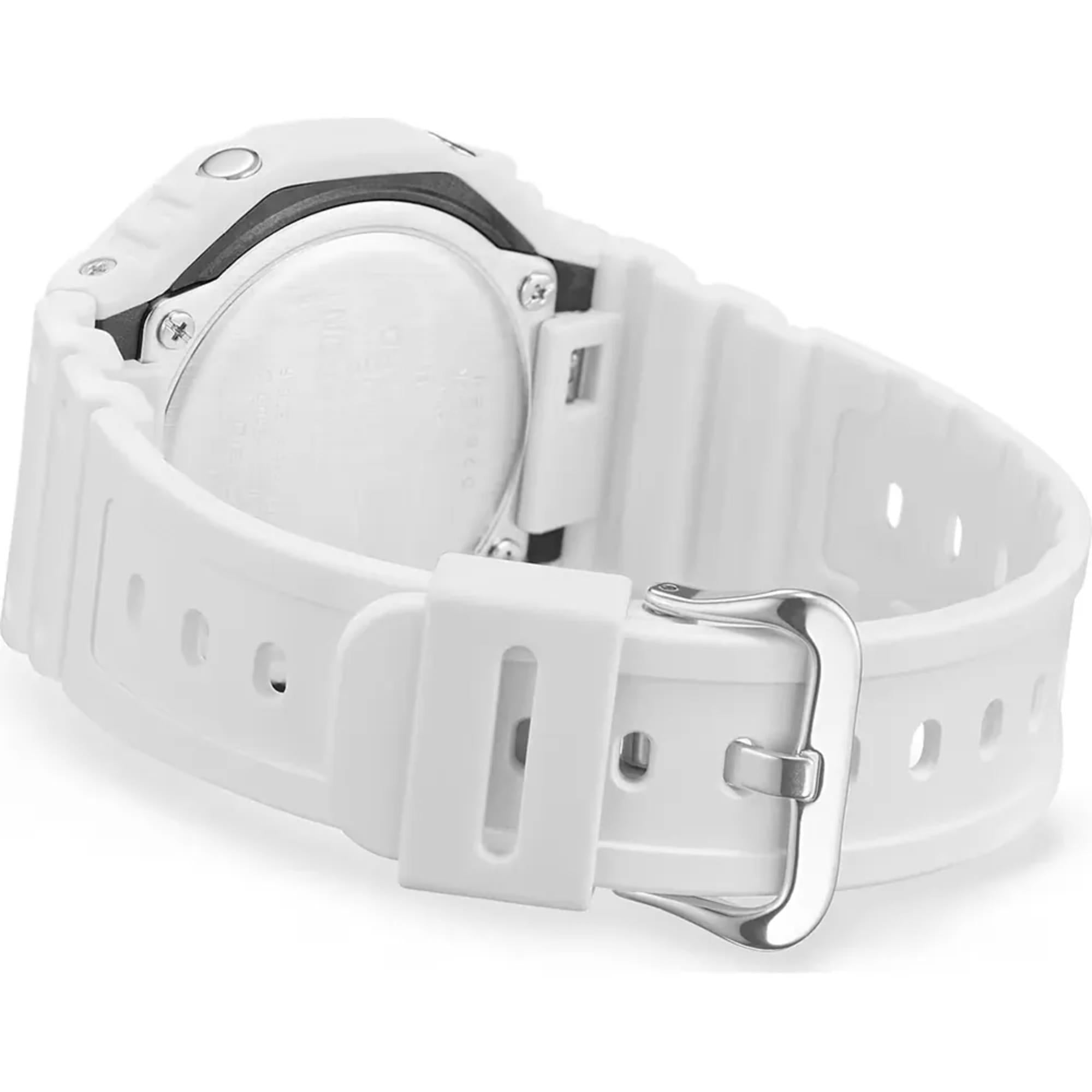 Casio G-Shock 2100 Series Analog-Digital White Dial Resin Strap Unisex Watch GA-2100-7A7ER