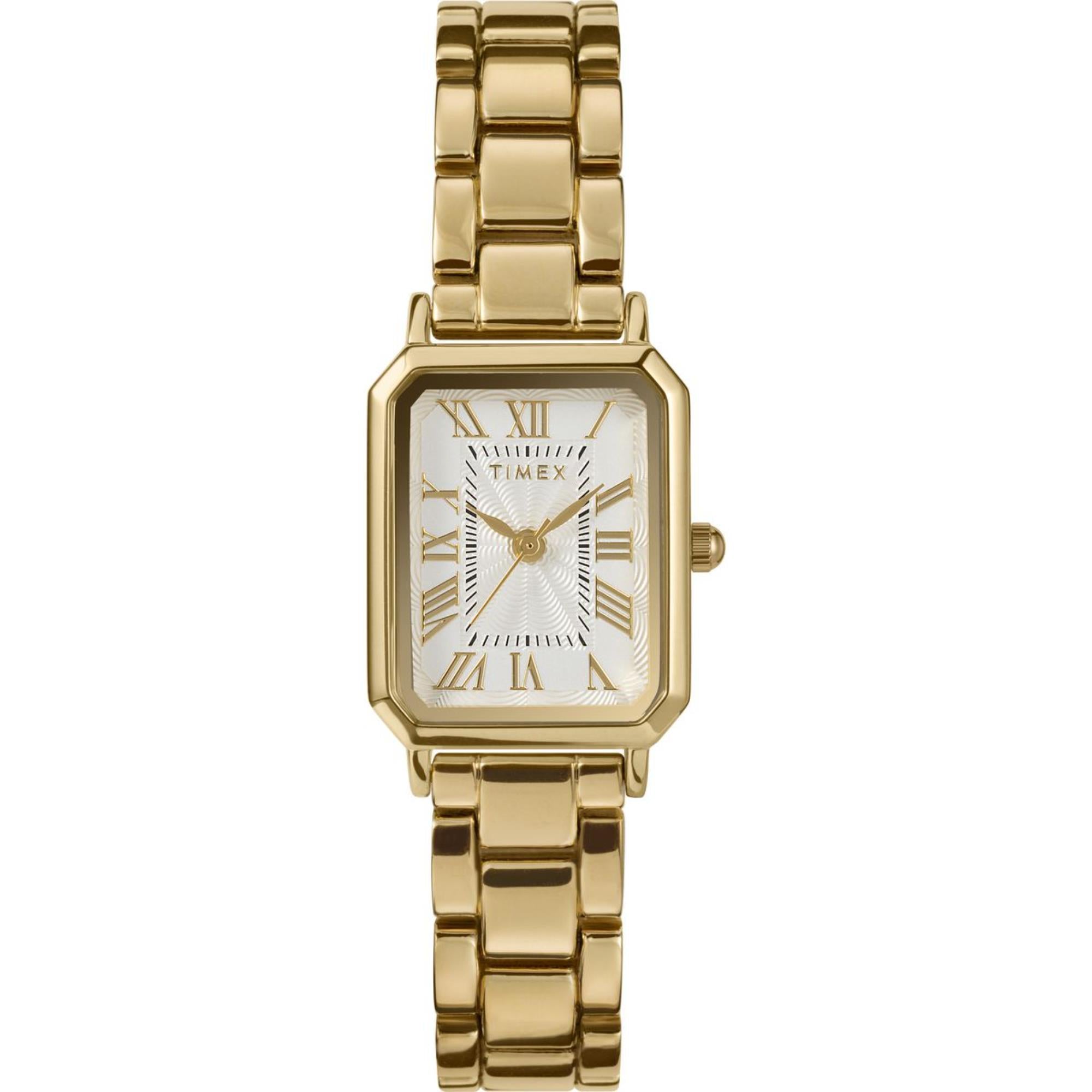 Timex Dress White Dial Stainless Steel Strap Women's Watch TW2Y01200