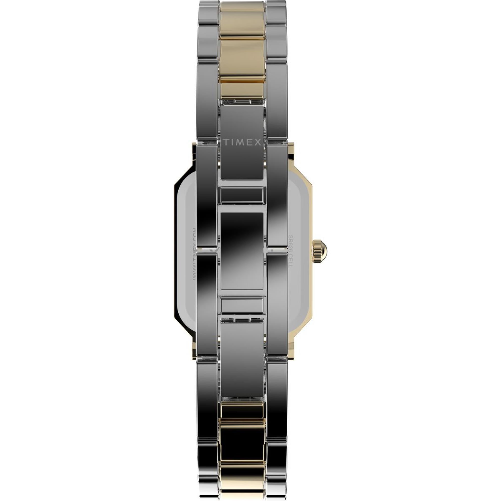 Timex Dress White Dial Stainless Steel Strap Women's Watch TW2Y01300