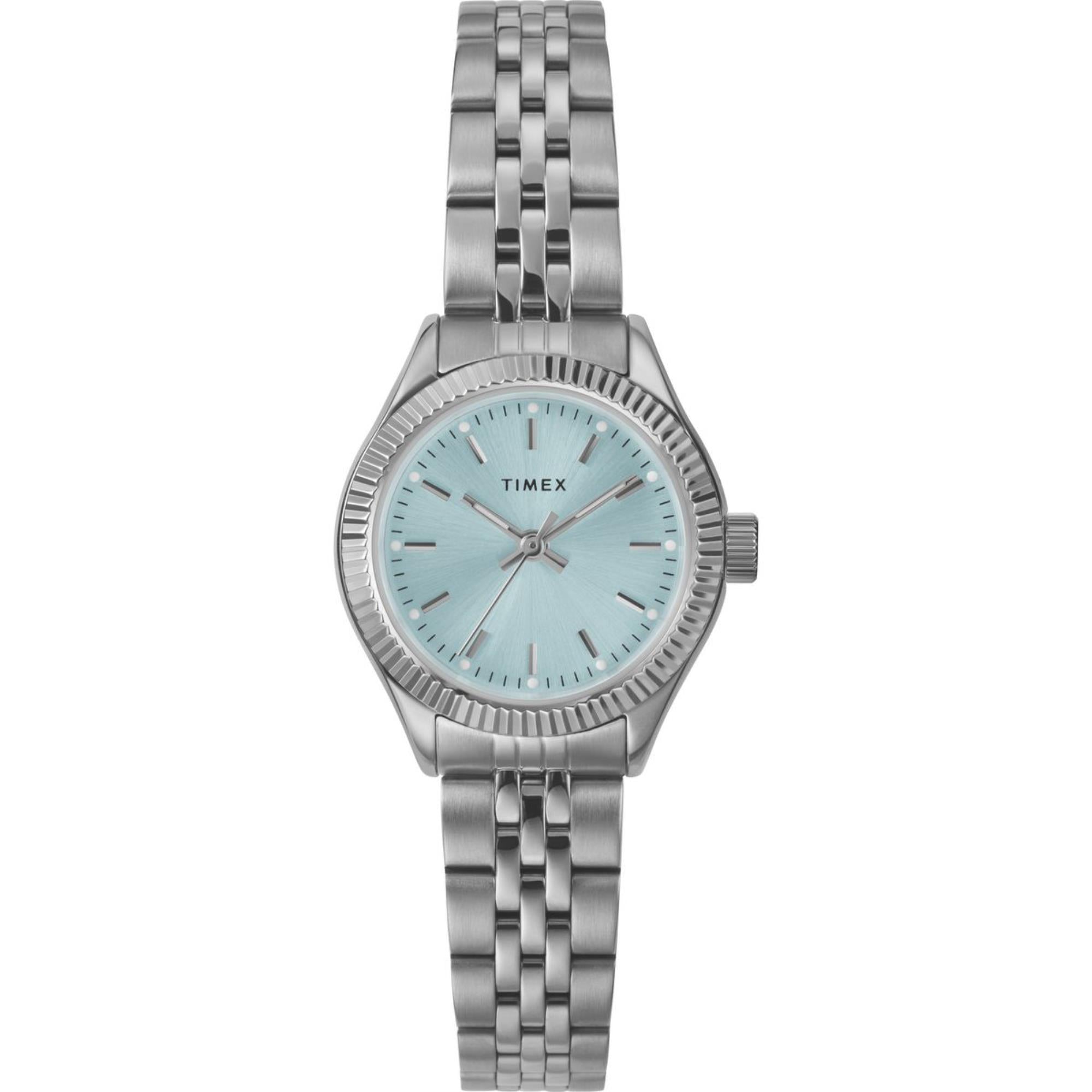 Timex Mini Legacy Blue Dial Stainless Steel Strap Women's Watch TW2W90700