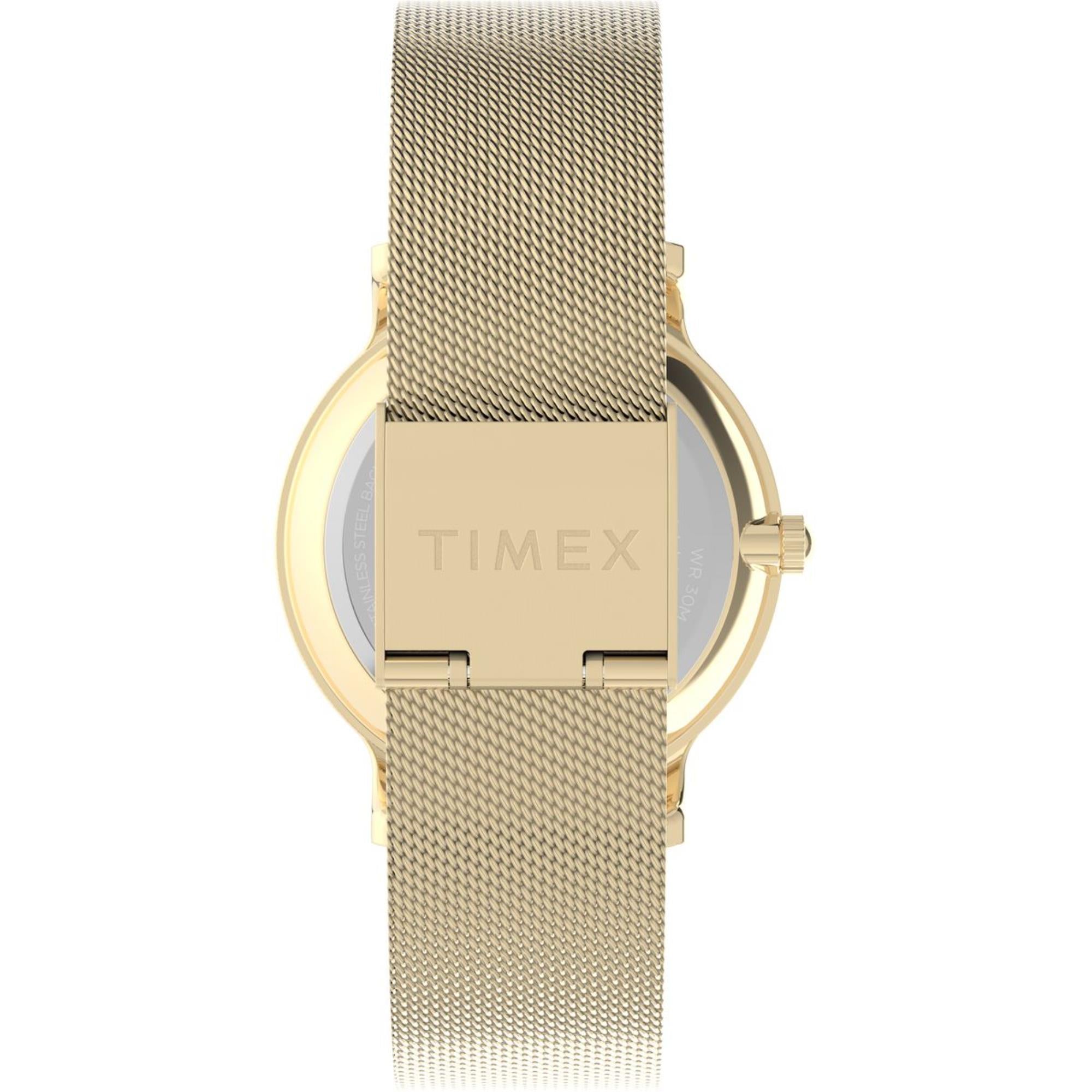 Timex Transcend Silver Dial Stainless Steel Strap Women's Watch TW2Y10300