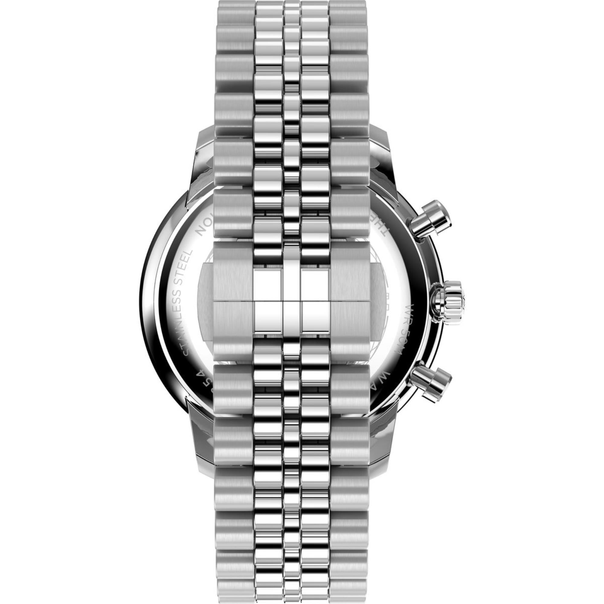 Timex Waterbury Metropolitan Chronograph Green Dial Stainless Steel Men's Watch TW2Y23600
