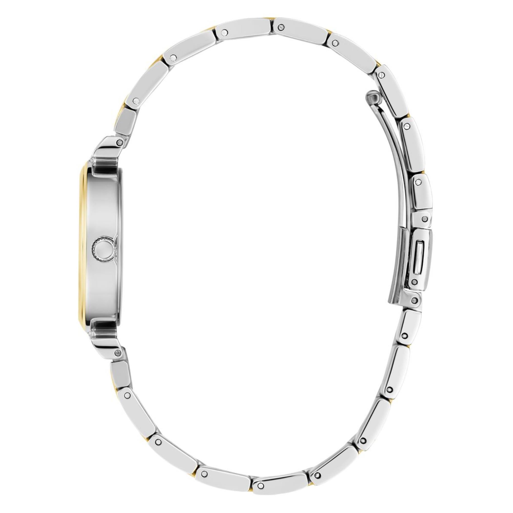 Guess Array Silver Dial Stainless Steel Strap Women's Watch GW0762L5