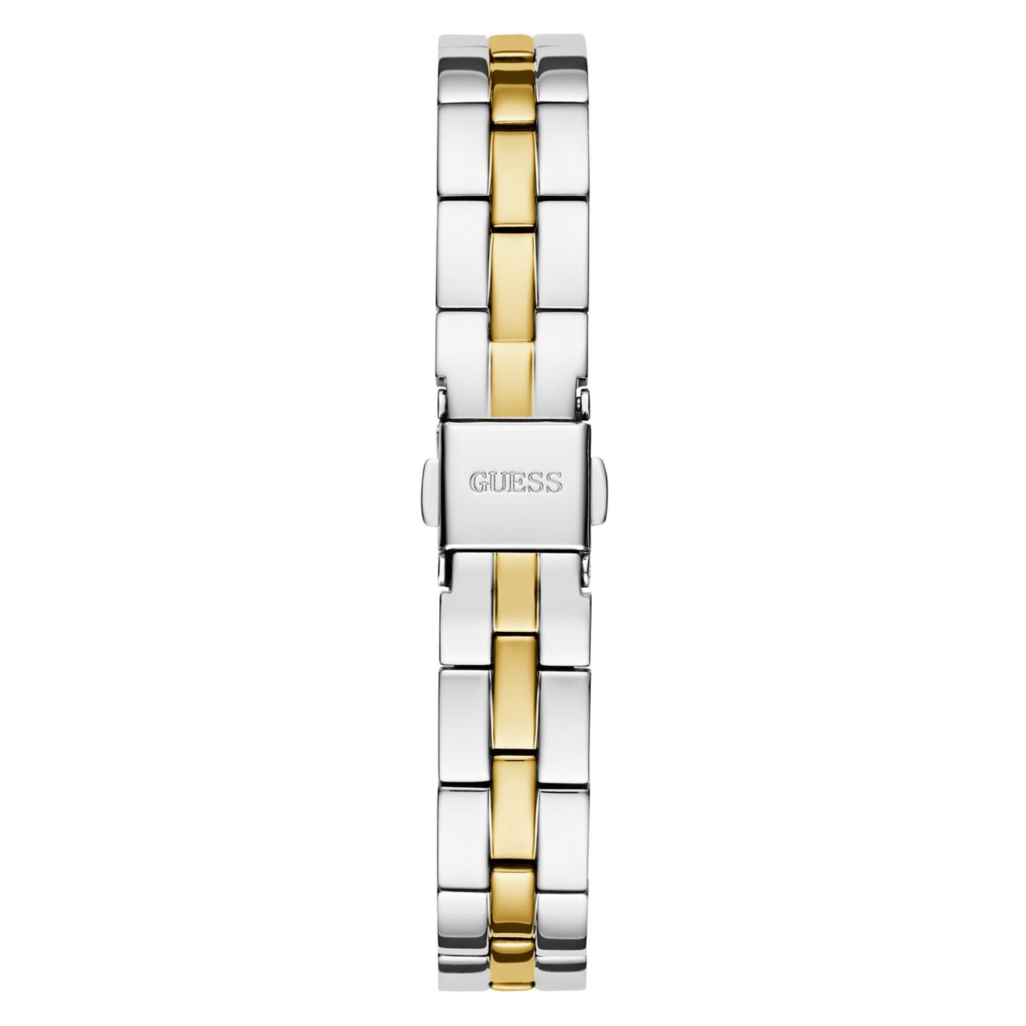 Guess Array Silver Dial Stainless Steel Strap Women's Watch GW0762L5
