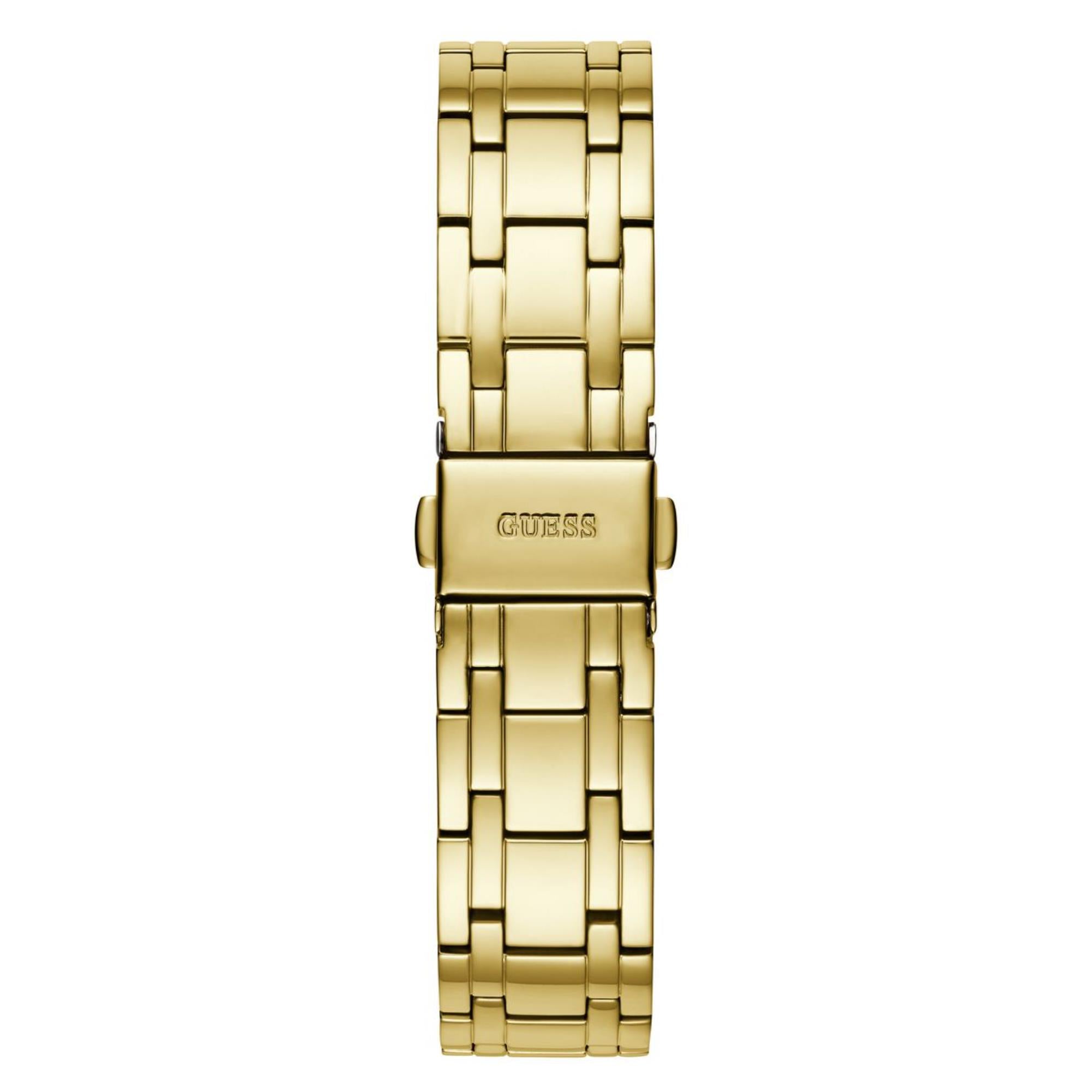 Guess Cosmo Green Dial Stainless Steel Strap Women's Watch GW0033L8