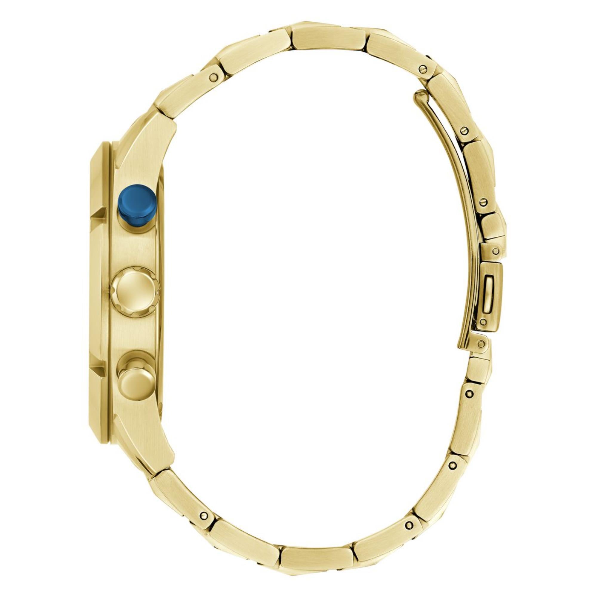 Guess Resistance Blue Dial Stainless Steel Strap Men's Watch GW0714G2