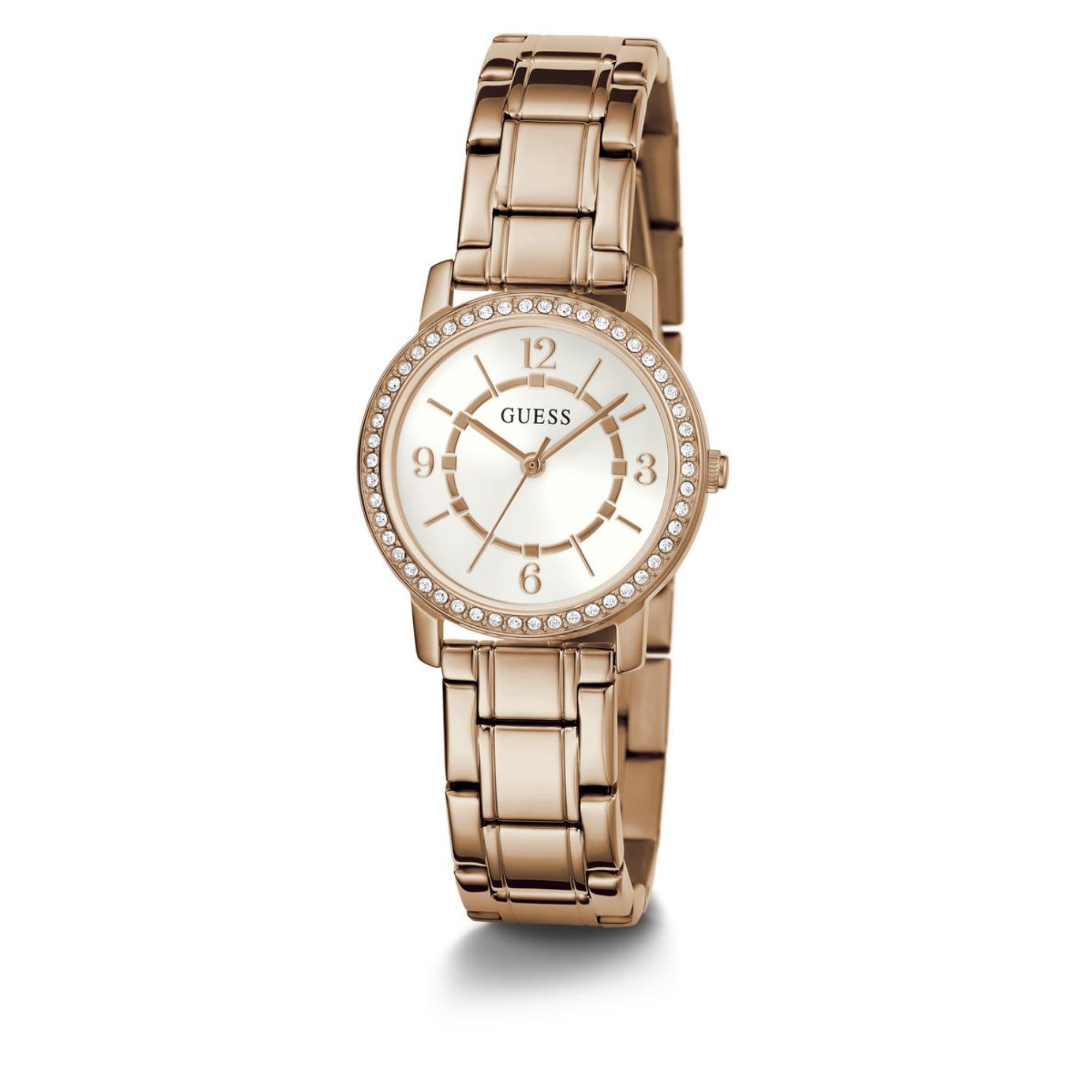 Guess Melody White Dial Stainless Steel Strap Women's Watch GW0468L3