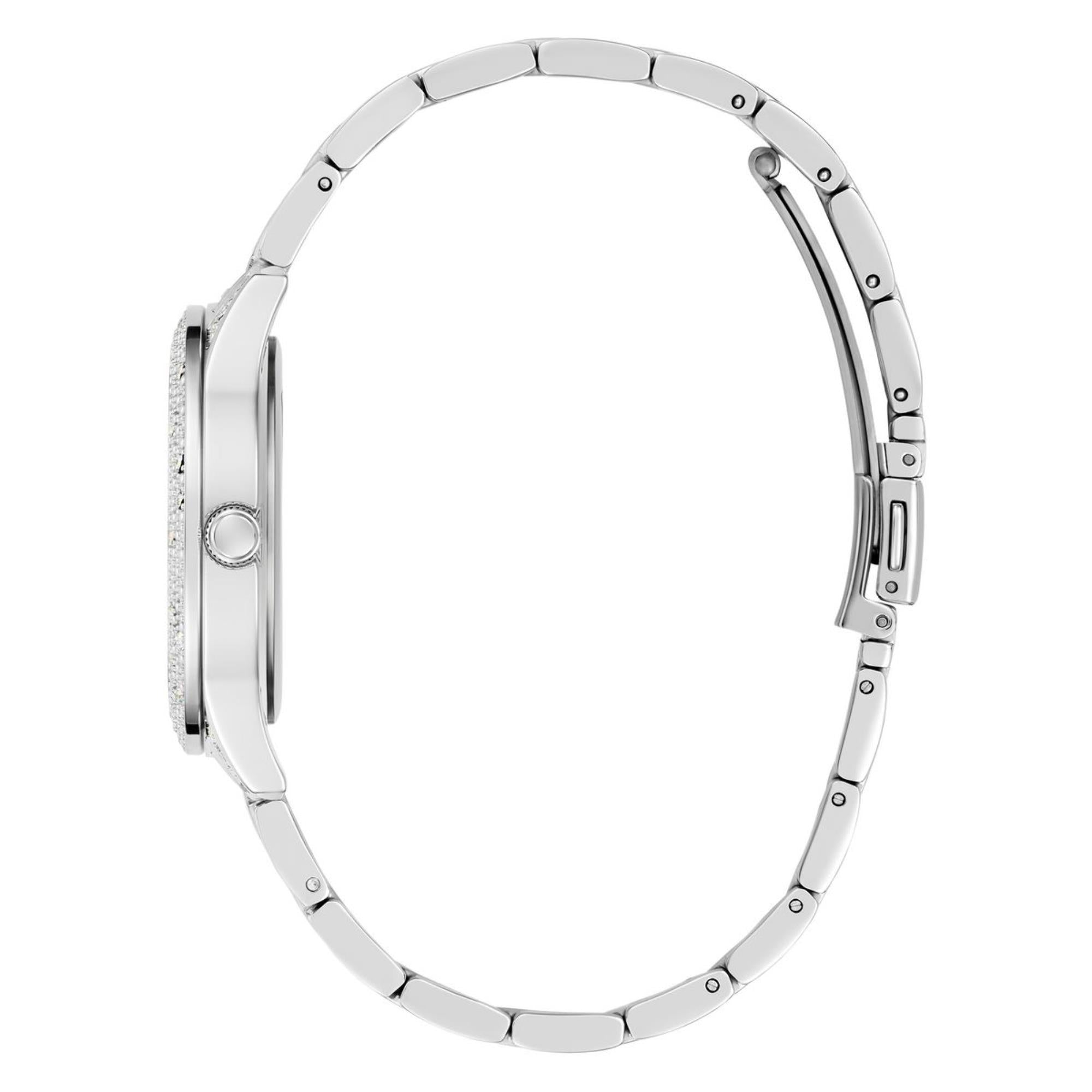 Guess Shooting Star Silver Dial Stainless Steel Strap Women's Watch GW0746L1