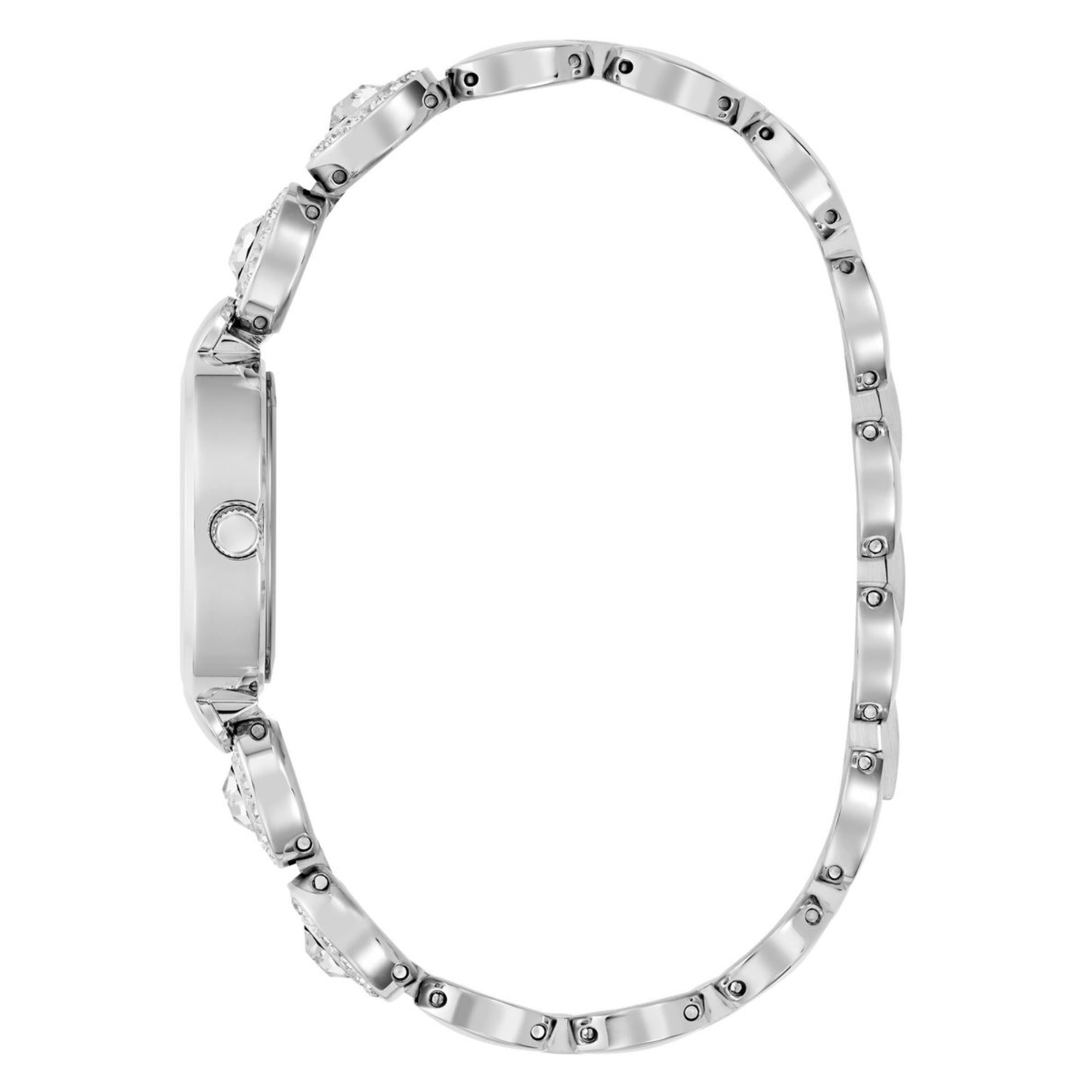 Guess Stardom Silver Dial Stainless Steel Strap Women's Watch GW0757L1