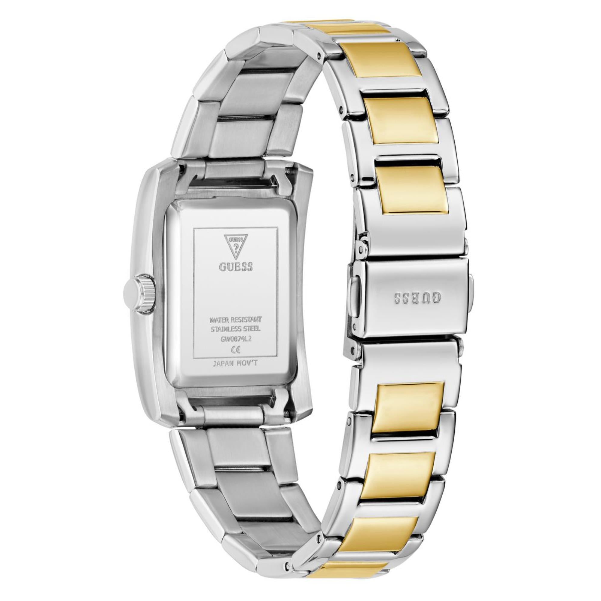Guess Bonnie Green Dial Stainless Steel Strap Women's Watch GW0874L2
