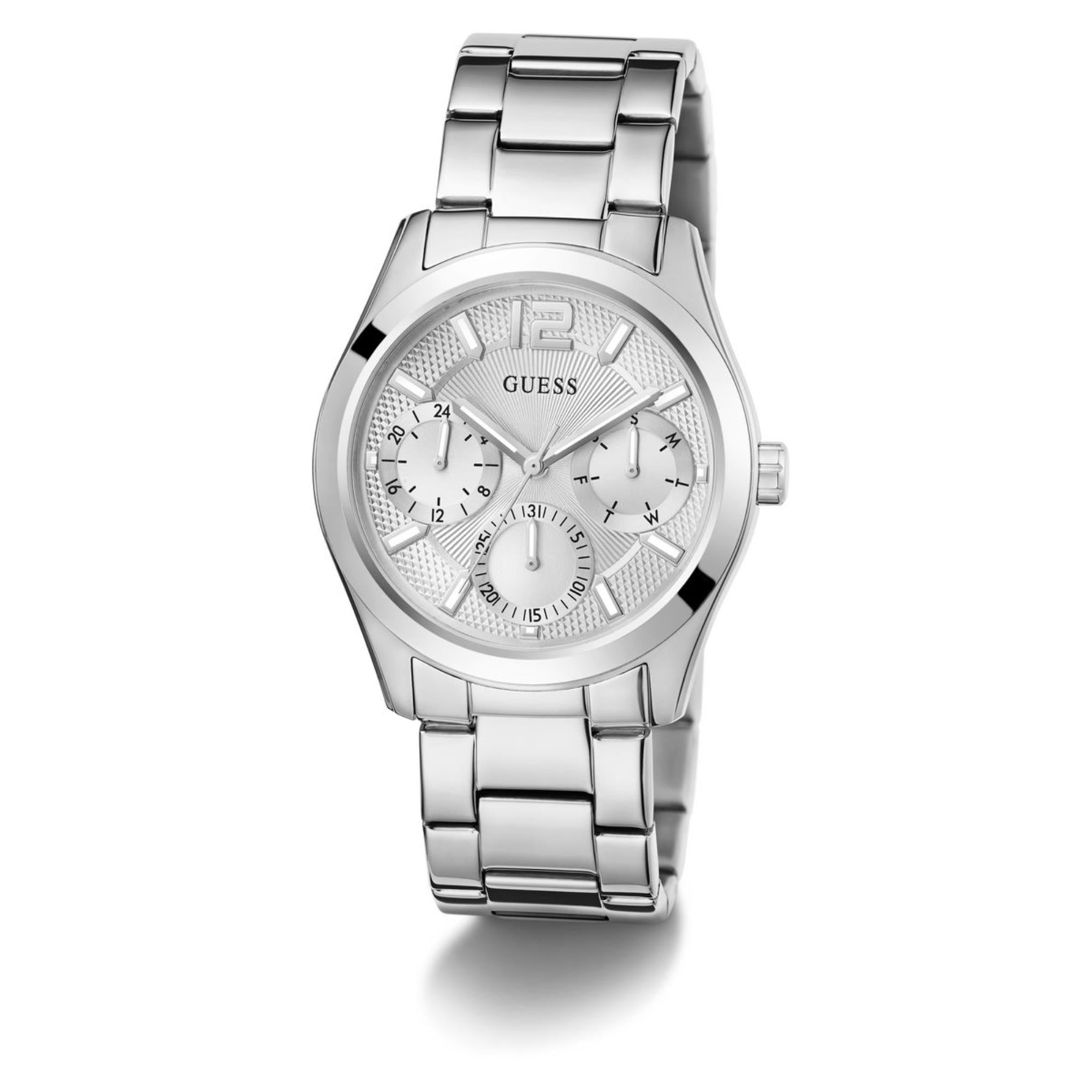 Guess Zoe Silver Dial Stainless Steel Strap Women's Watch GW0760L1