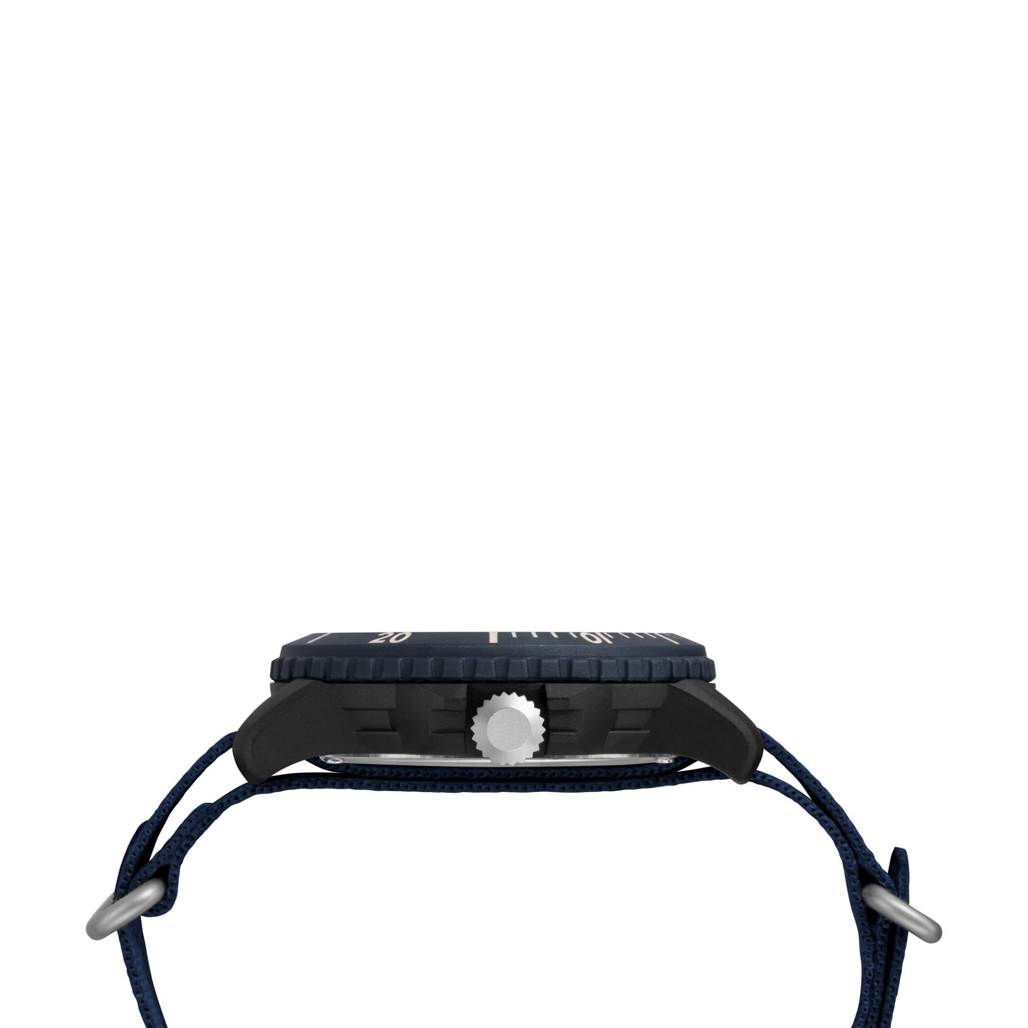 Timex Military Expedition Solar Blue Dial Fabric Strap Men's Watch TW4B14300