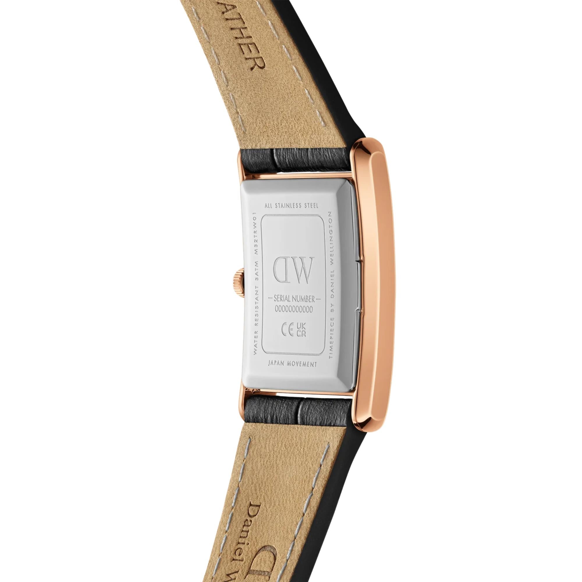 Daniel Wellington Bound White Dial Leather Strap Women's Watch DW00100693