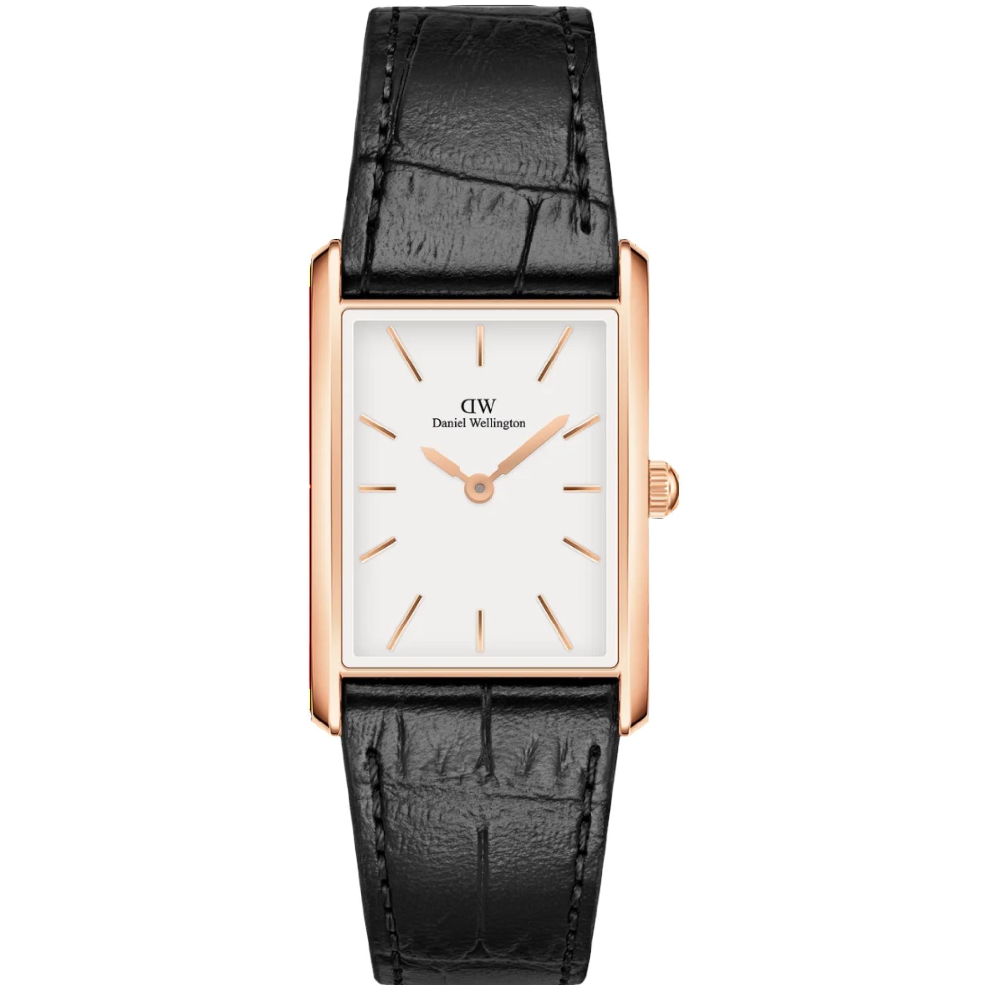 Daniel Wellington Bound White Dial Leather Strap Women's Watch DW00100693