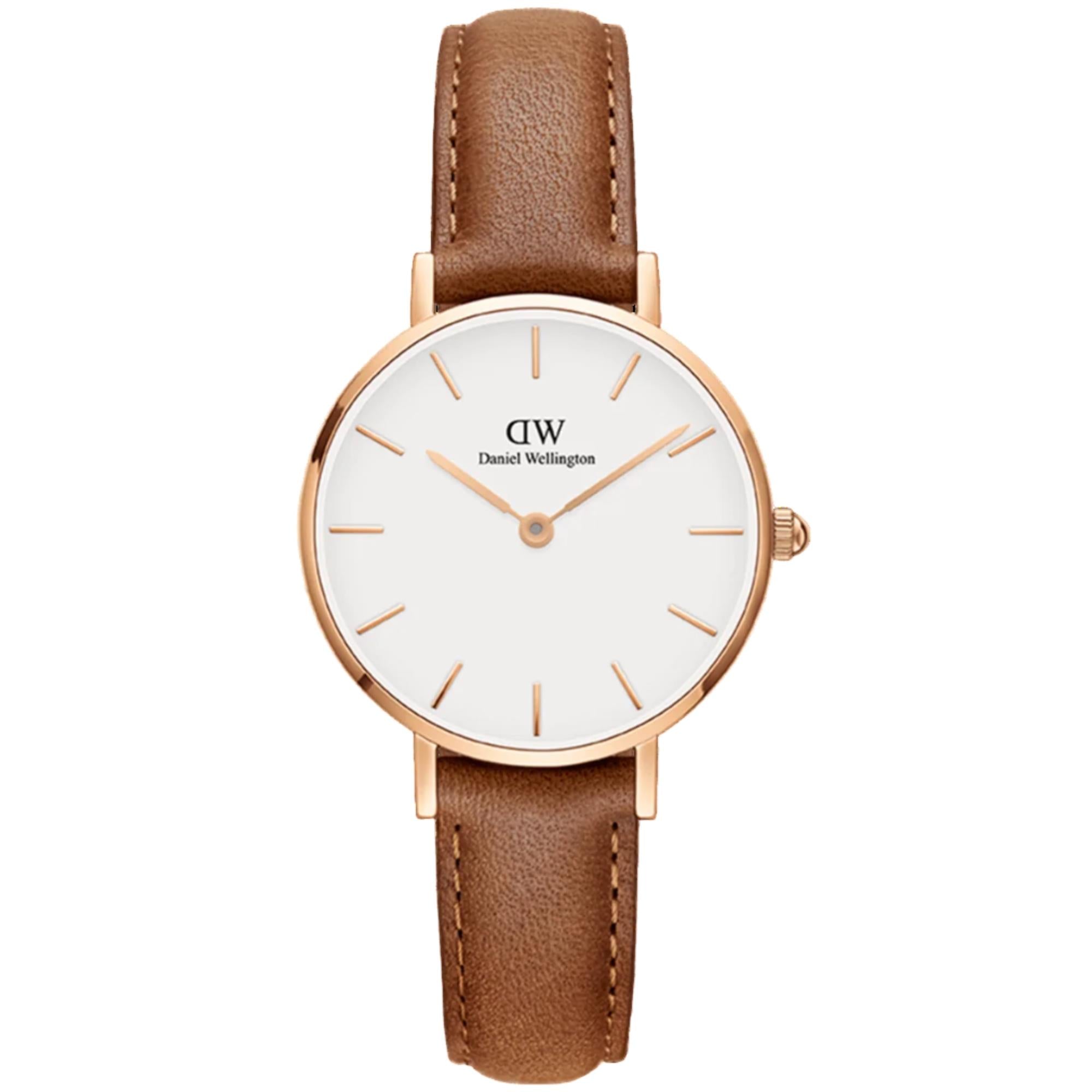 Daniel Wellington Petite White Dial Stainless Steel Strap Women's Watch DW00100228