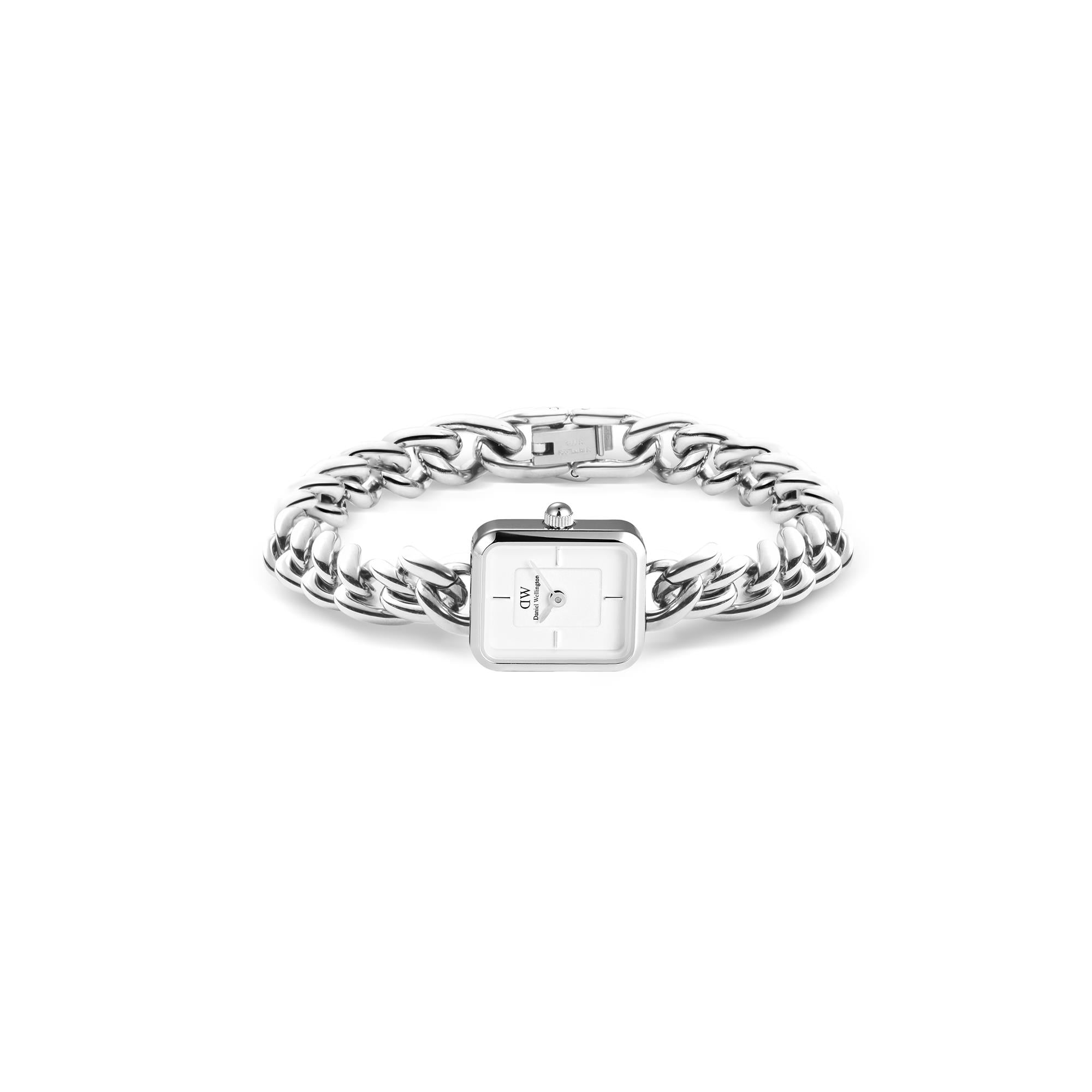 Daniel Wellington Jolie Chain White Dial Stainless Steel Strap Women's Watch DW00100834