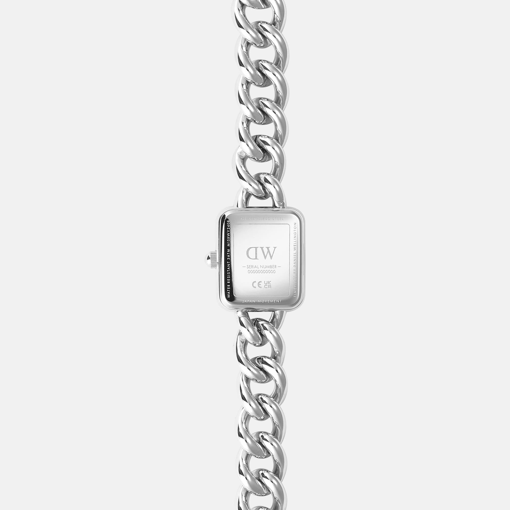 Daniel Wellington Jolie Chain White Dial Stainless Steel Strap Women's Watch DW00100834