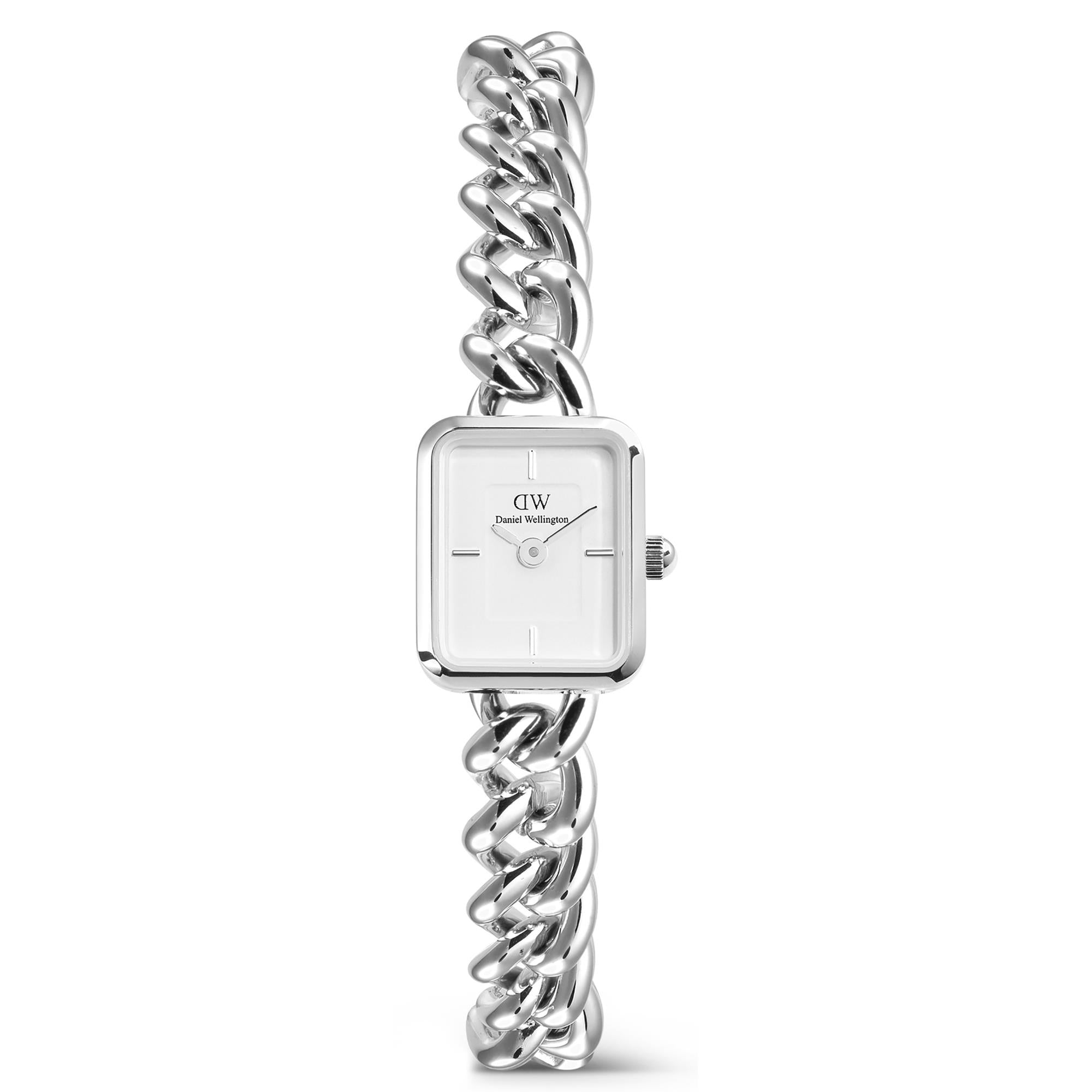 Daniel Wellington Jolie Chain White Dial Stainless Steel Strap Women's Watch DW00100834