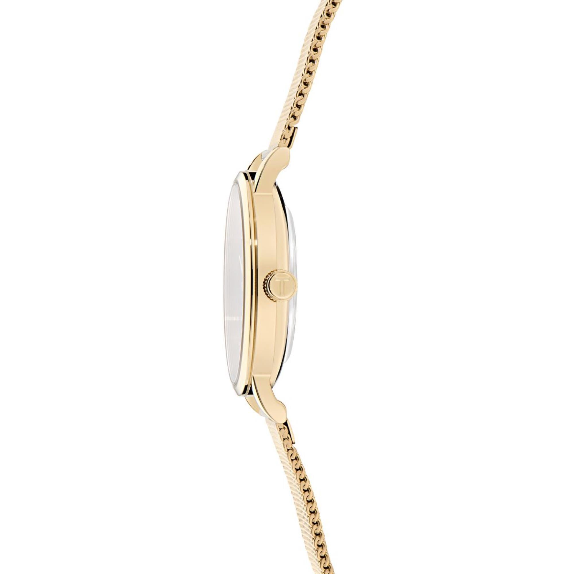 Ted Baker Staciie Green Dial Stainless Steel Strap Ladies Watch BKPSTF411