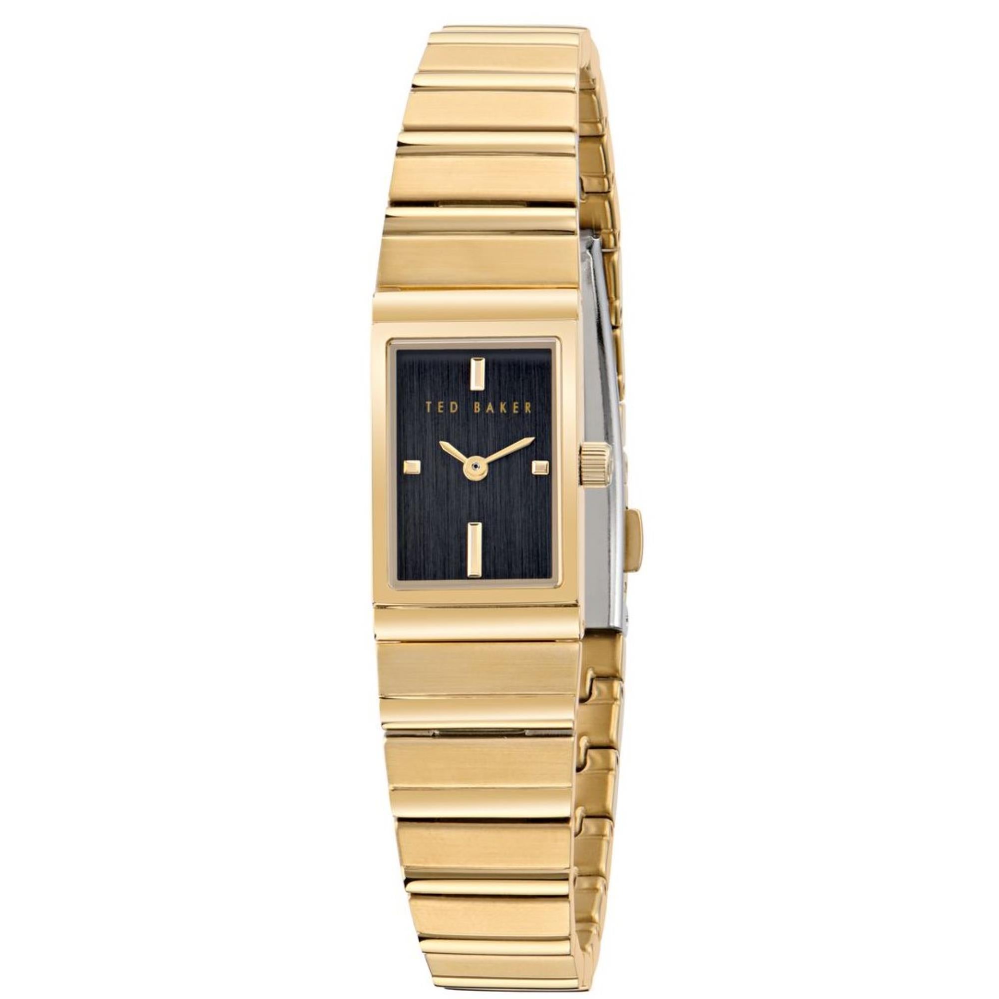 Ted Baker Lileey Black Dial Stainless Steel Strap Ladies Watch BKPLLS503