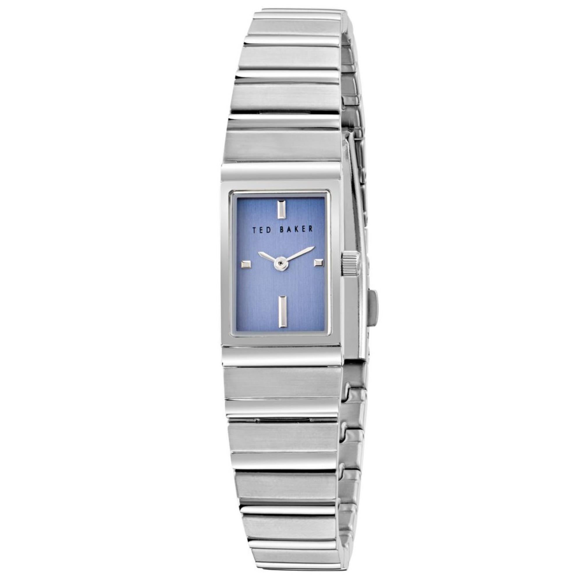 Ted Baker Lileey Blue Dial Stainless Steel Strap Ladies Watch BKPLLS501