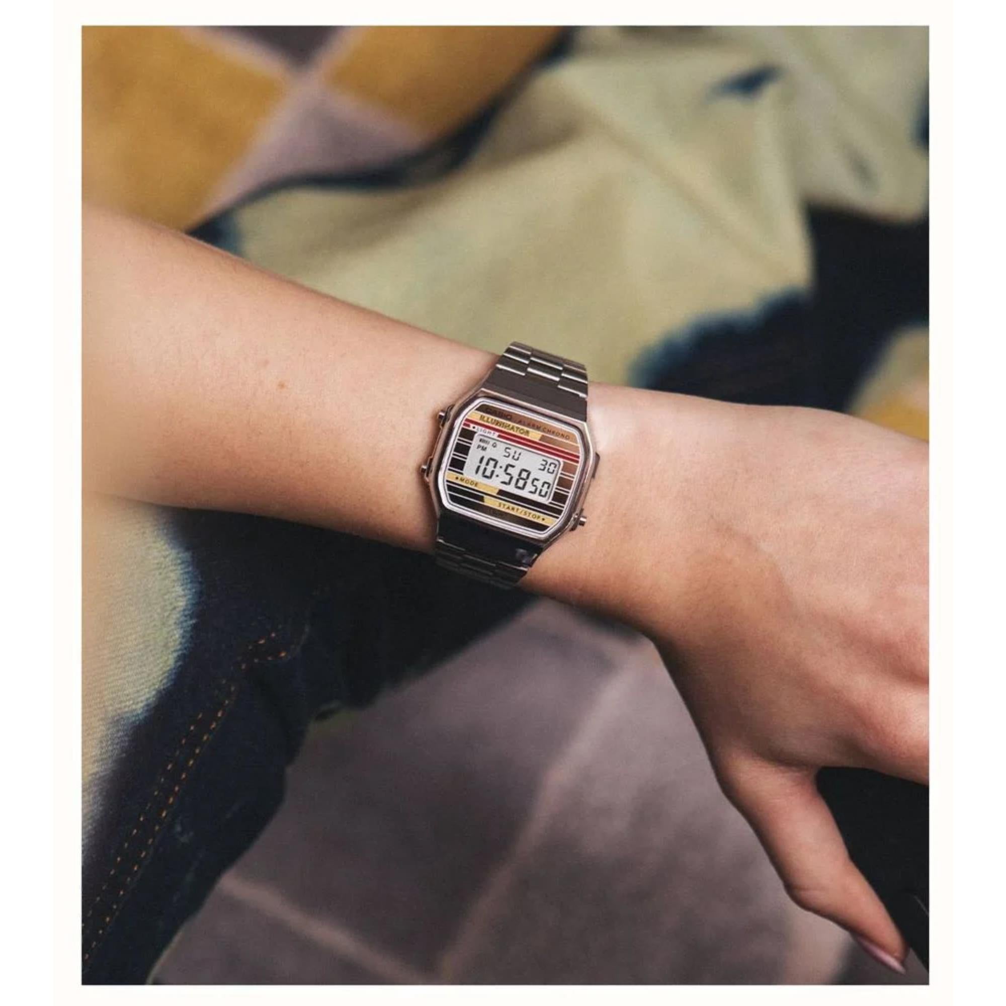 Casio Vintage Digital Stainless Steel Strap Unisex Watch A168WEHA-9AEF