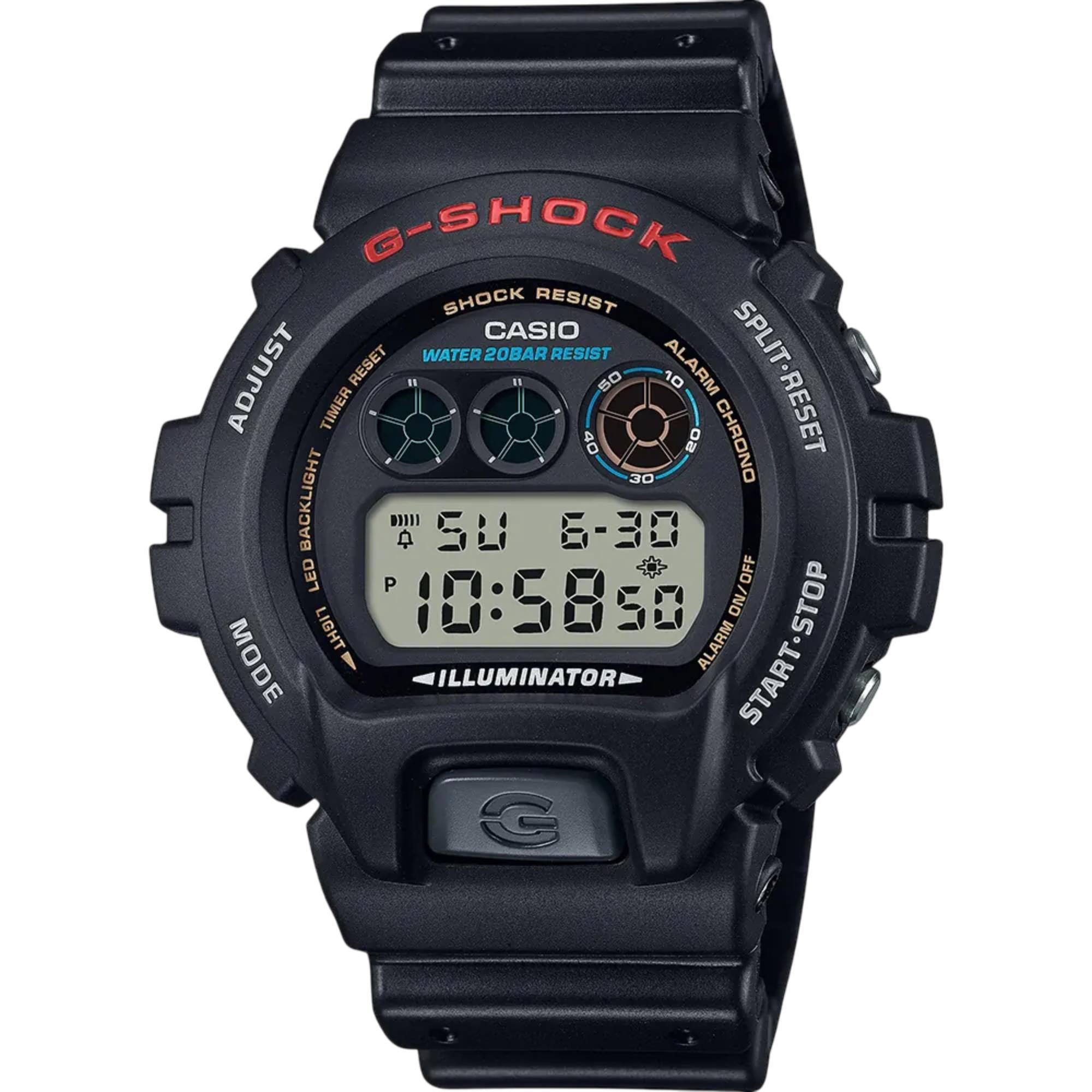Casio G-Shock Classic Digital Black Resin Strap Men's Watch DW-6900U-1ER