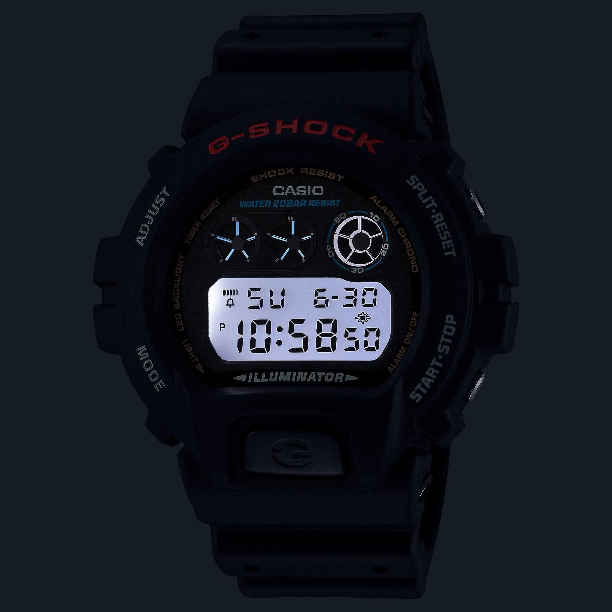 Casio G-Shock Classic Digital Black Resin Strap Men's Watch DW-6900U-1ER